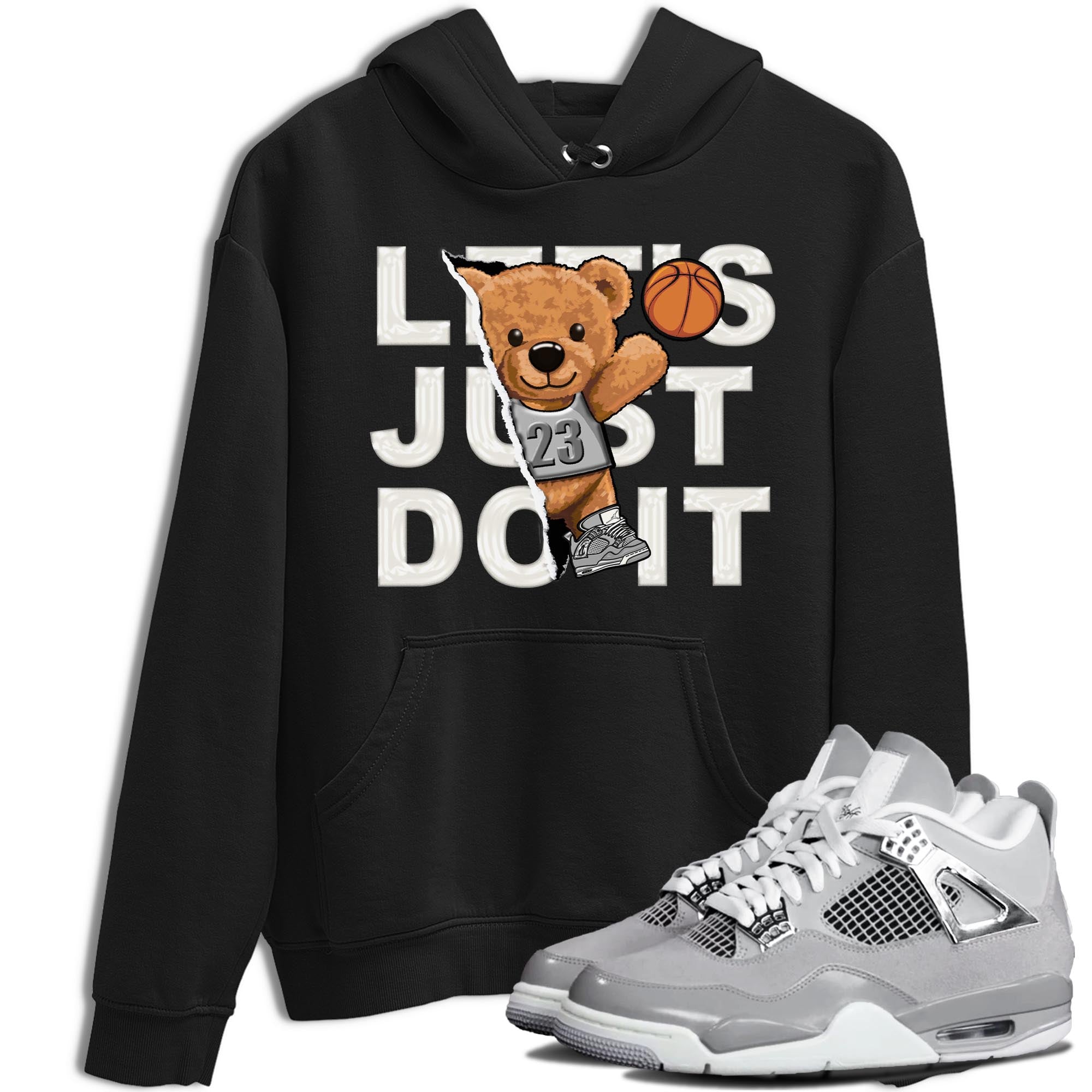 Rip Out Bear snkmatch Tee - Air Jordan 4 Frozen Moments