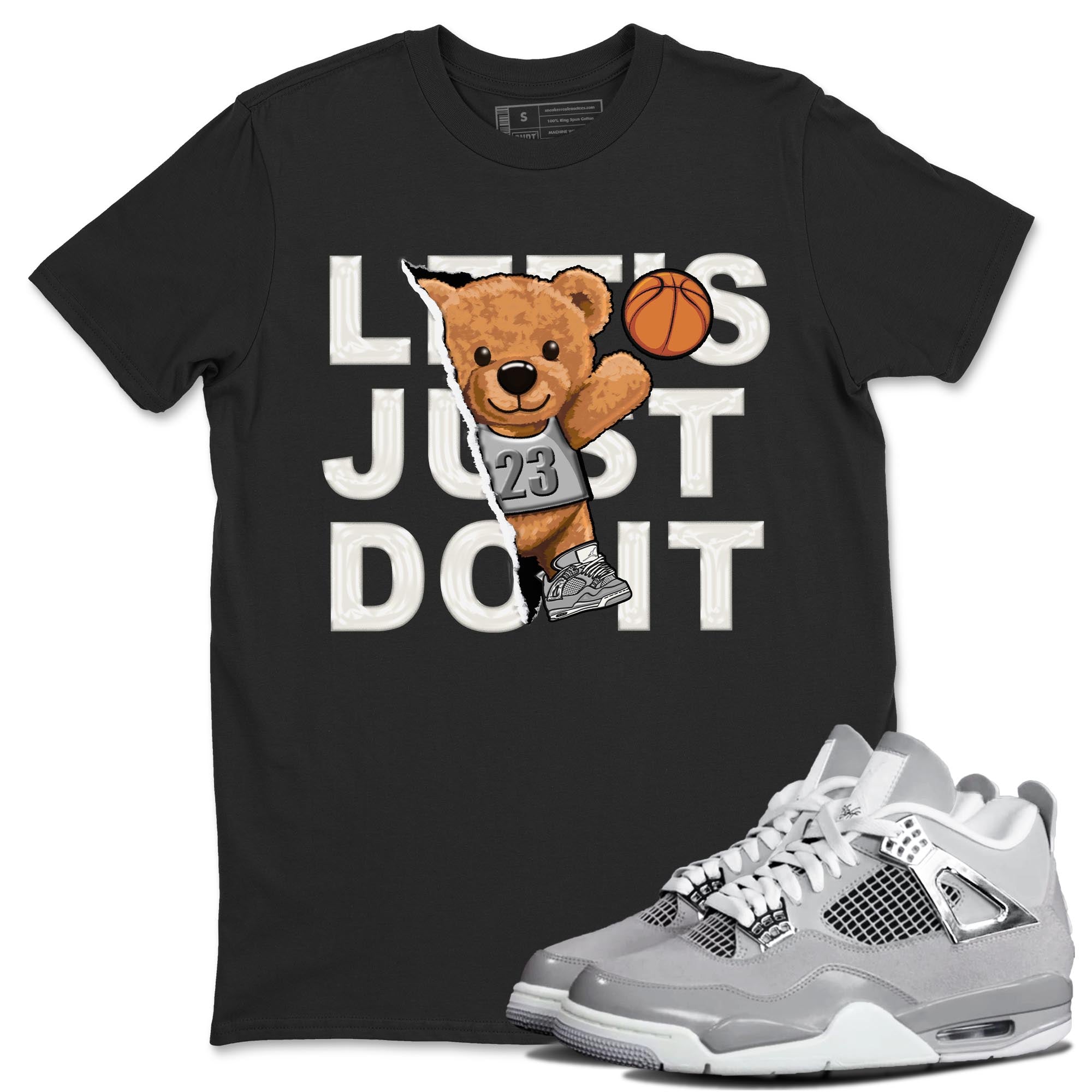 Rip Out Bear snkmatch Tee - Air Jordan 4 Frozen Moments
