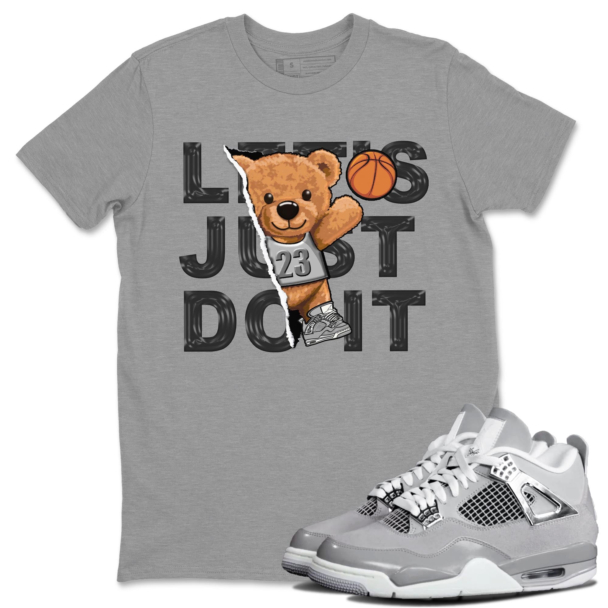 Rip Out Bear snkmatch Tee - Air Jordan 4 Frozen Moments