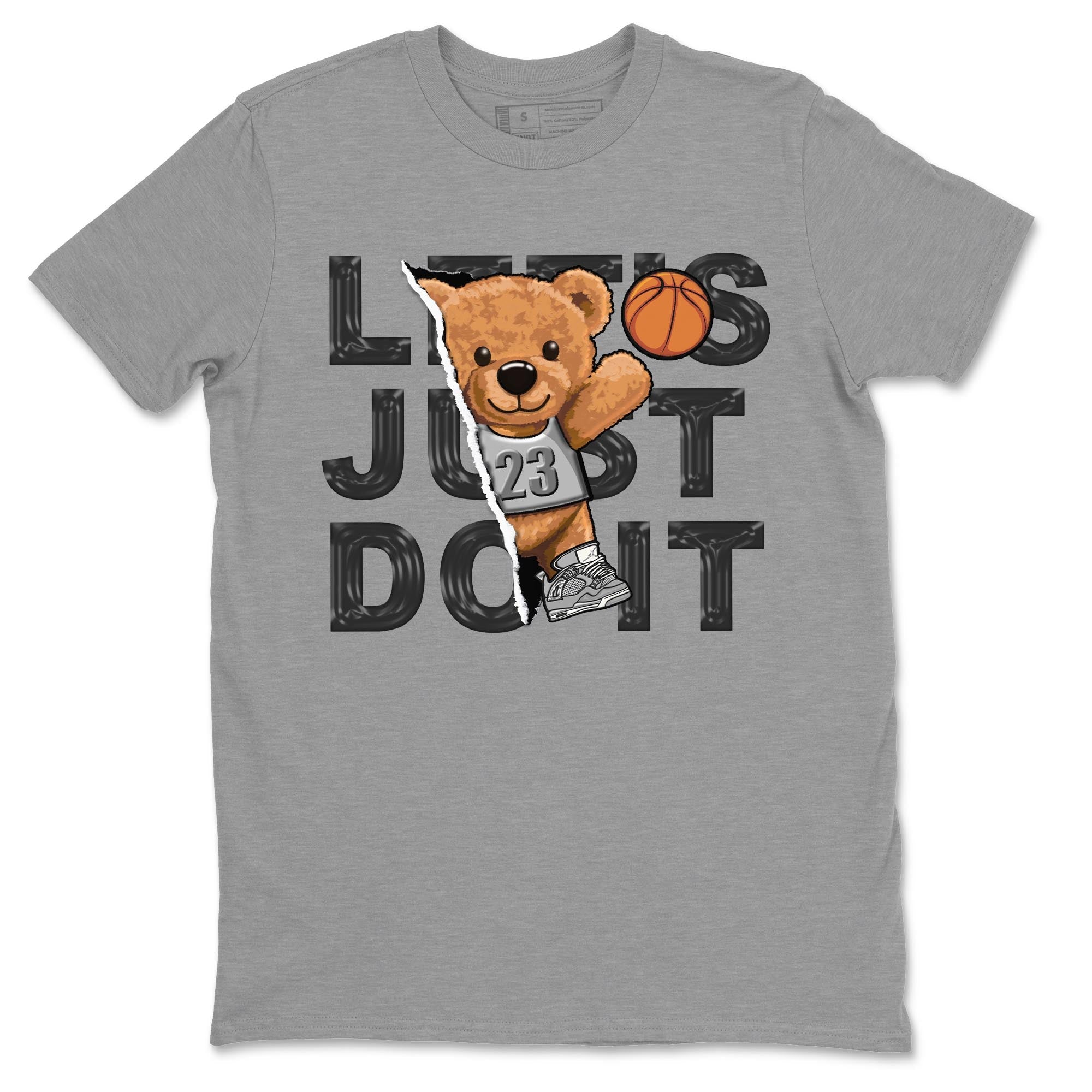 Rip Out Bear snkmatch Tee - Air Jordan 4 Frozen Moments