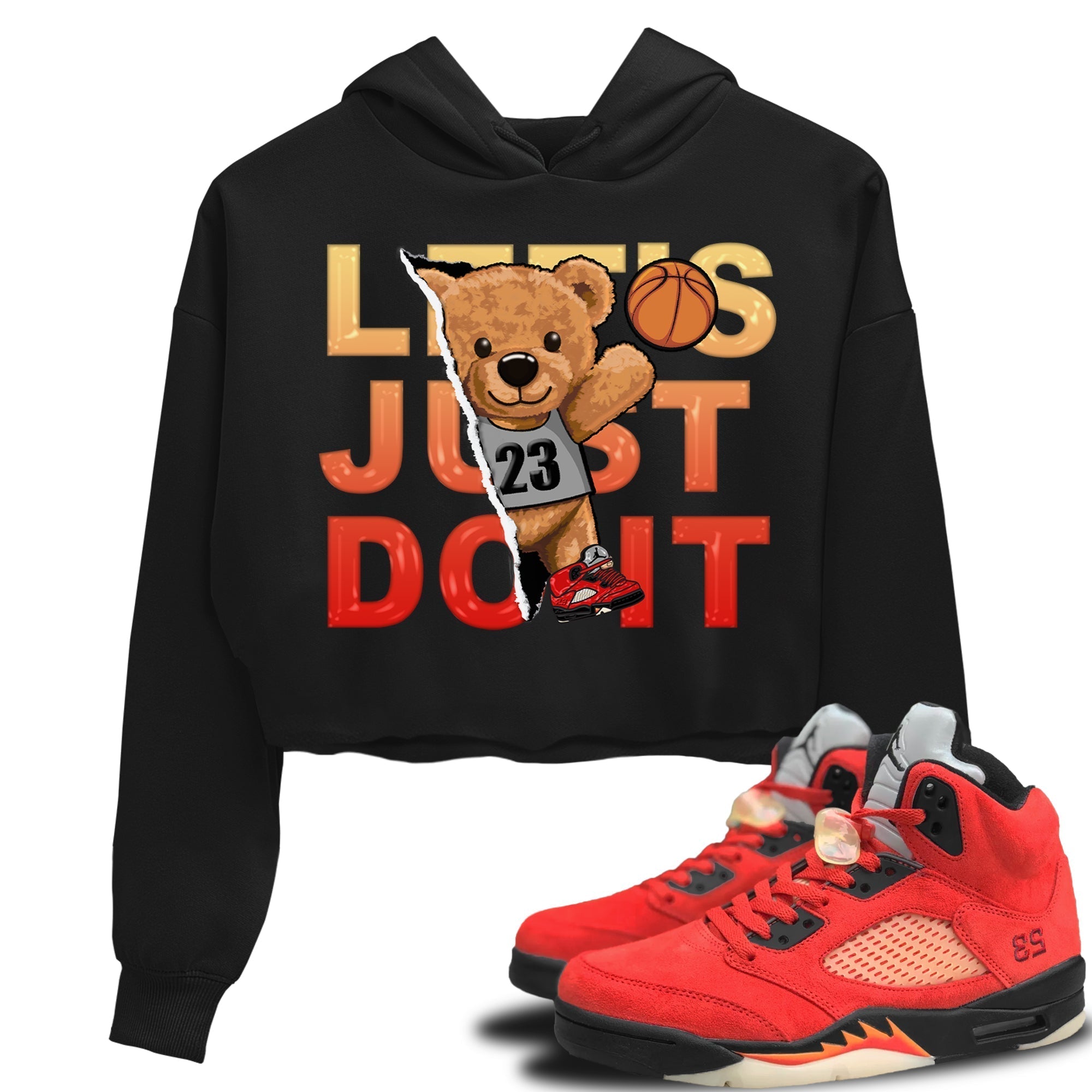 Rip Out Bear Women's Tops - Air Jordan 5 Mars For Her