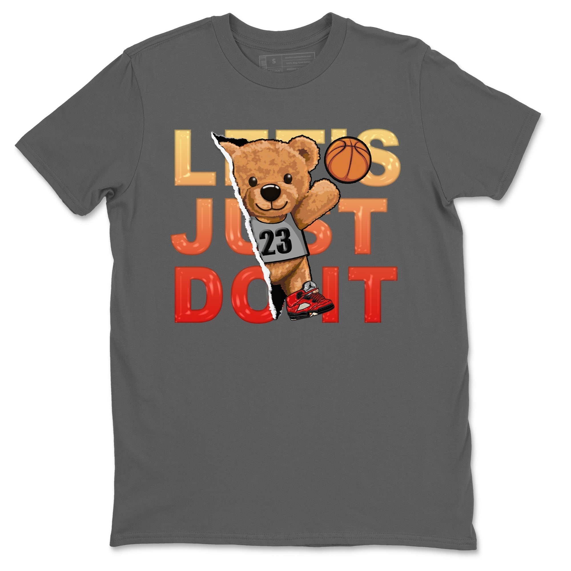 Rip Out Bear Unisex Tops - Air Jordan 5 Mars For Her