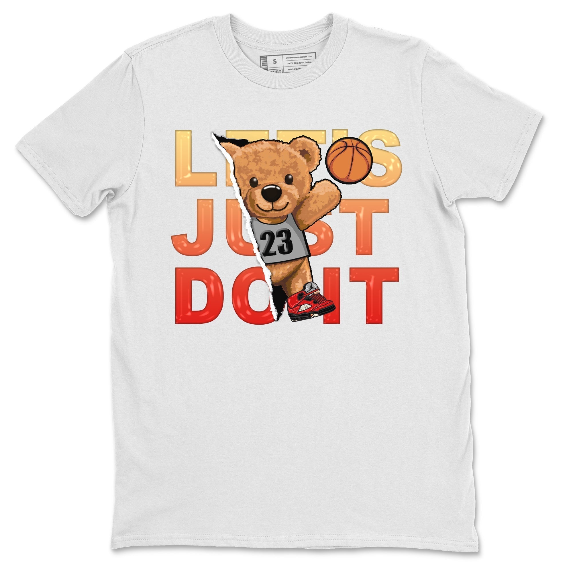 Rip Out Bear Unisex Tops - Air Jordan 5 Mars For Her