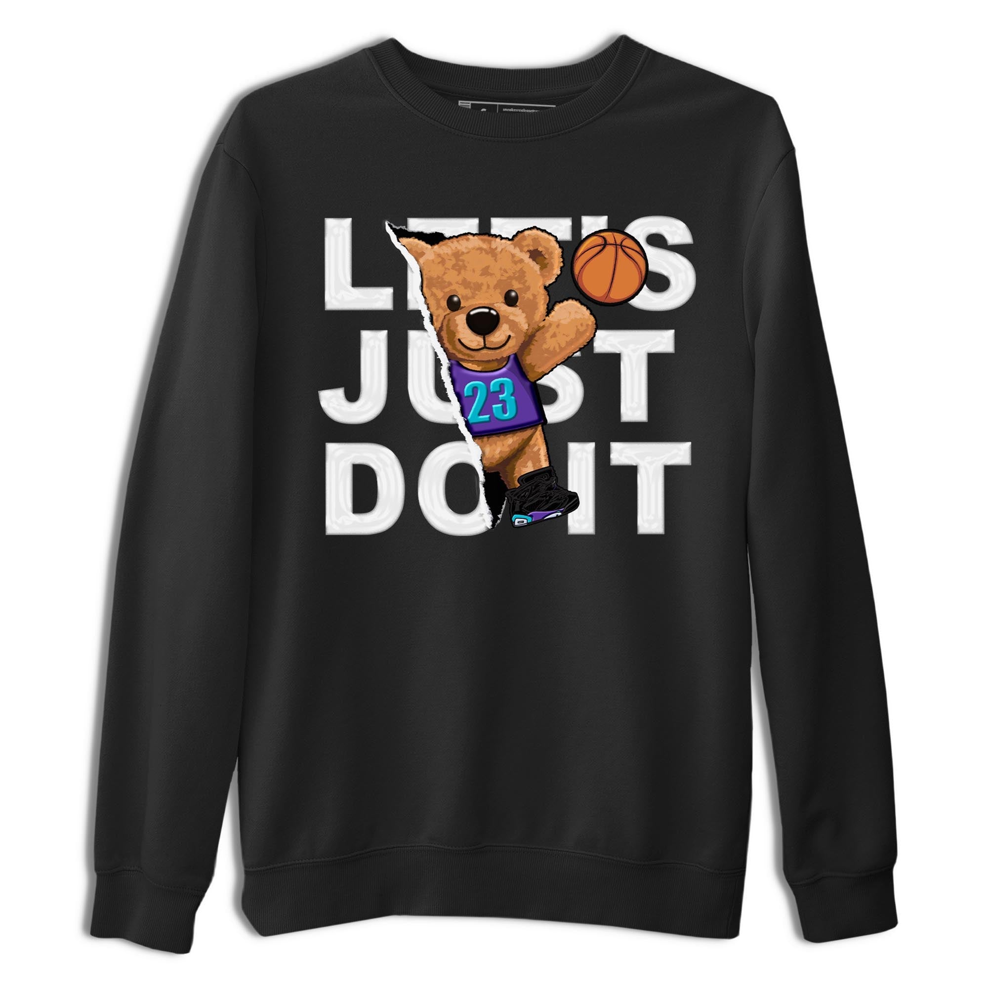 Rip Out Bear snkmatch Tee - Air Jordan 6 Aqua