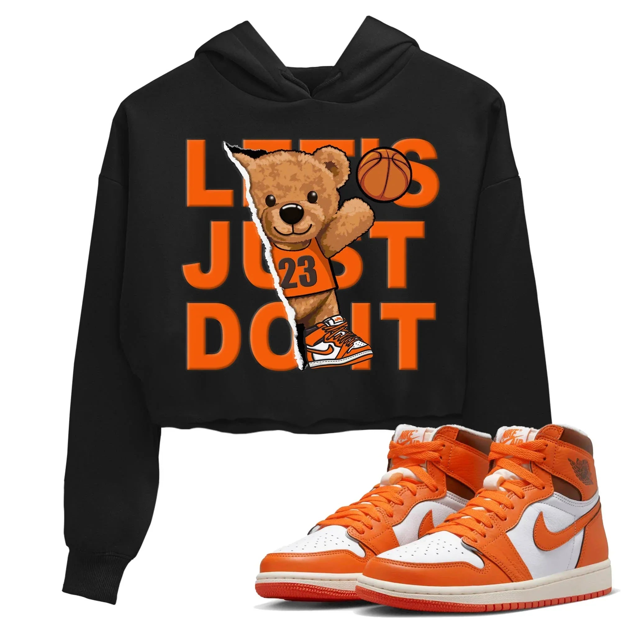 Rip Out Bear Women's Tops - Air Jordan 1 Starfish