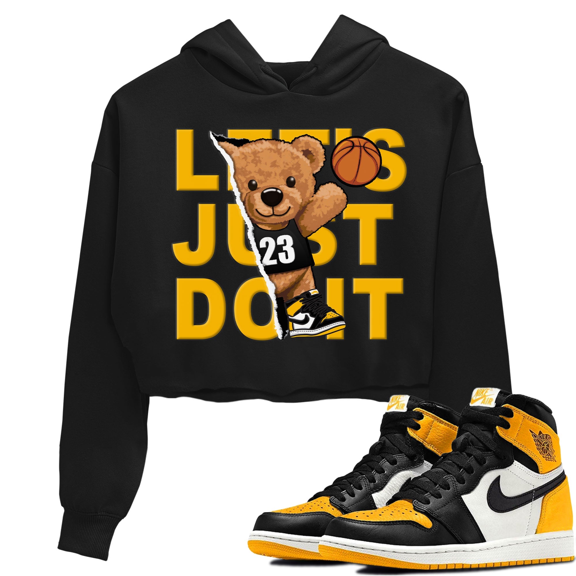 Rip Out Bear Women's Tops - Air Jordan 1 Taxi