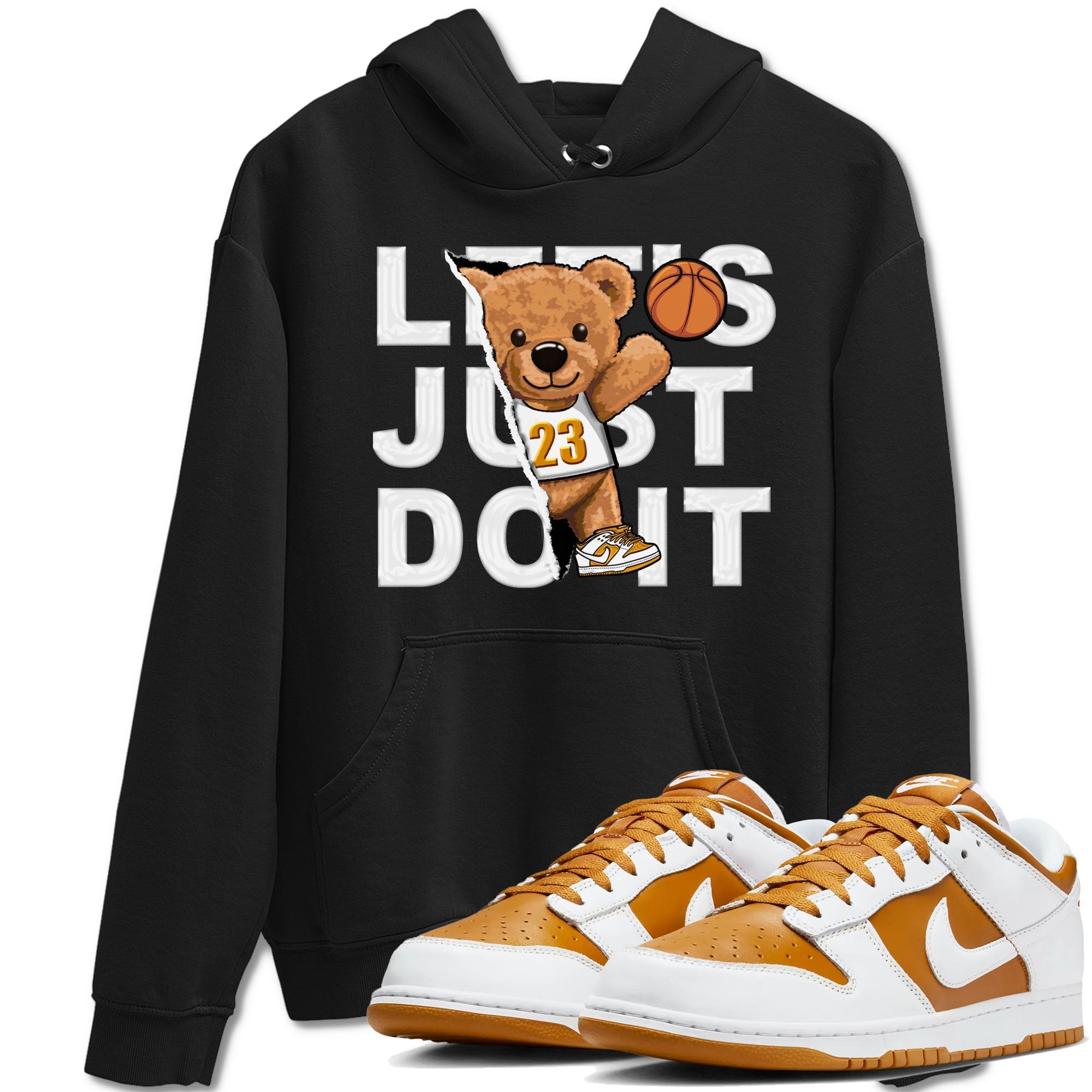 Rip Out Bear snkmatch Tees - Dunk Dark Curry