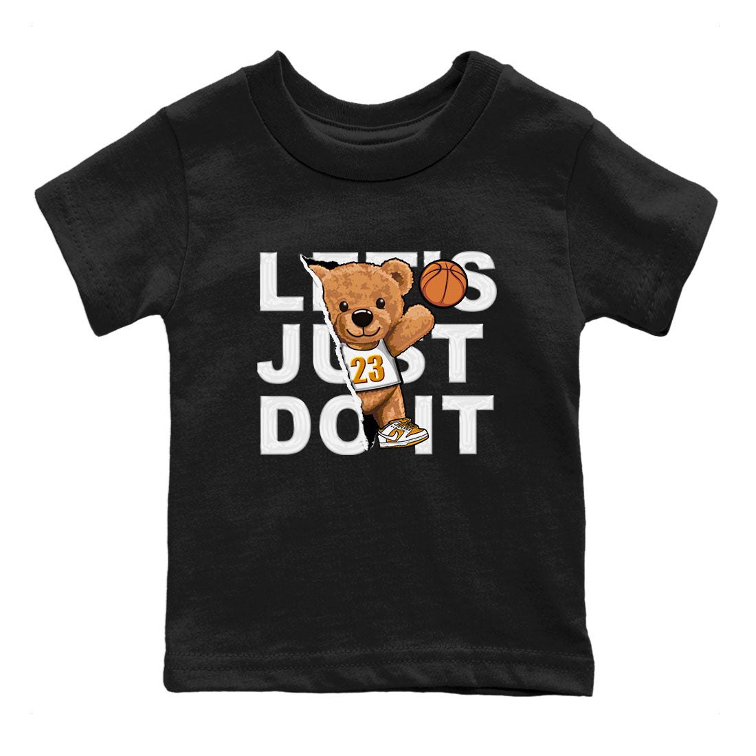 Rip Out Bear snkmatch Tees Kids - Dunk Dark Curry