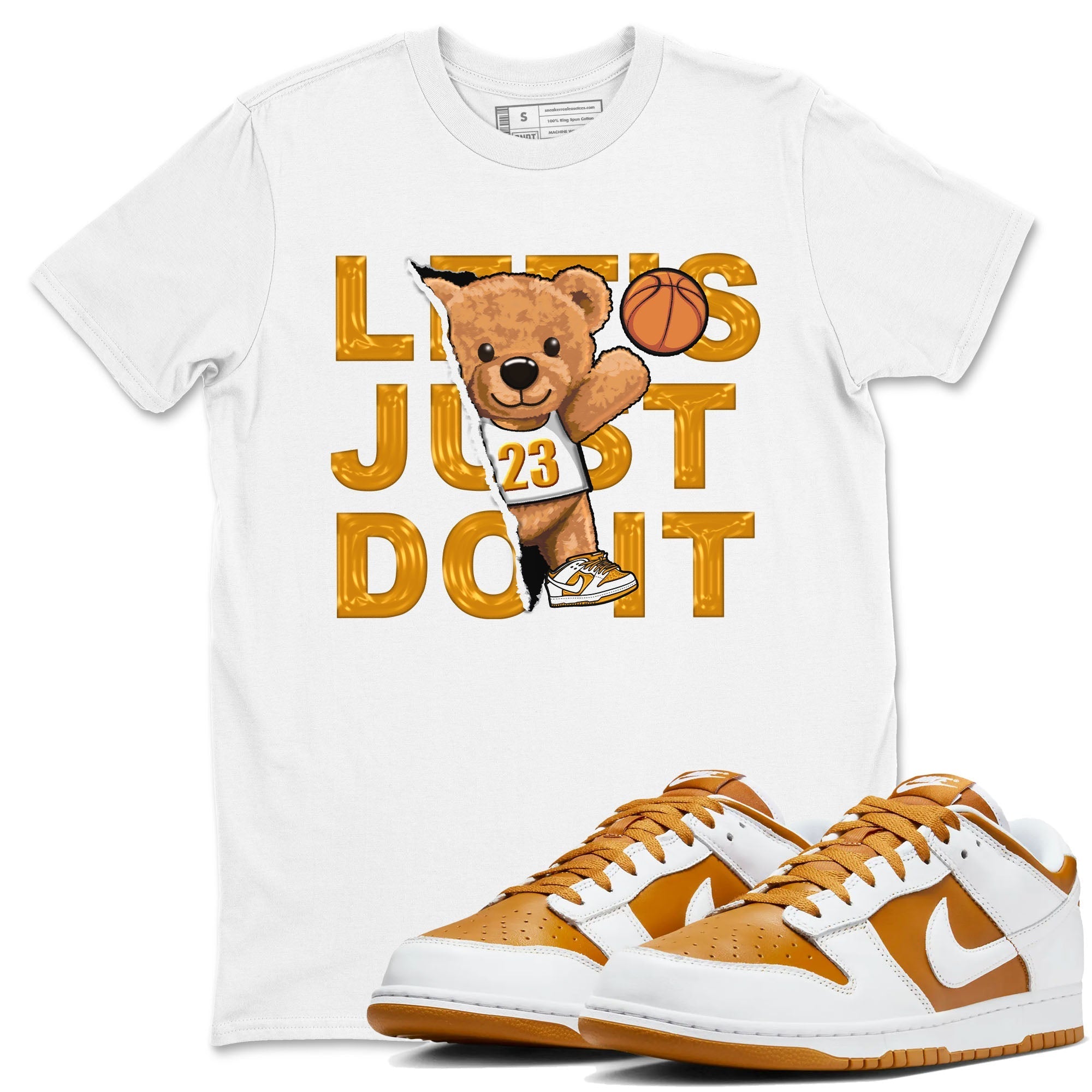 Rip Out Bear snkmatch Tees - Dunk Dark Curry
