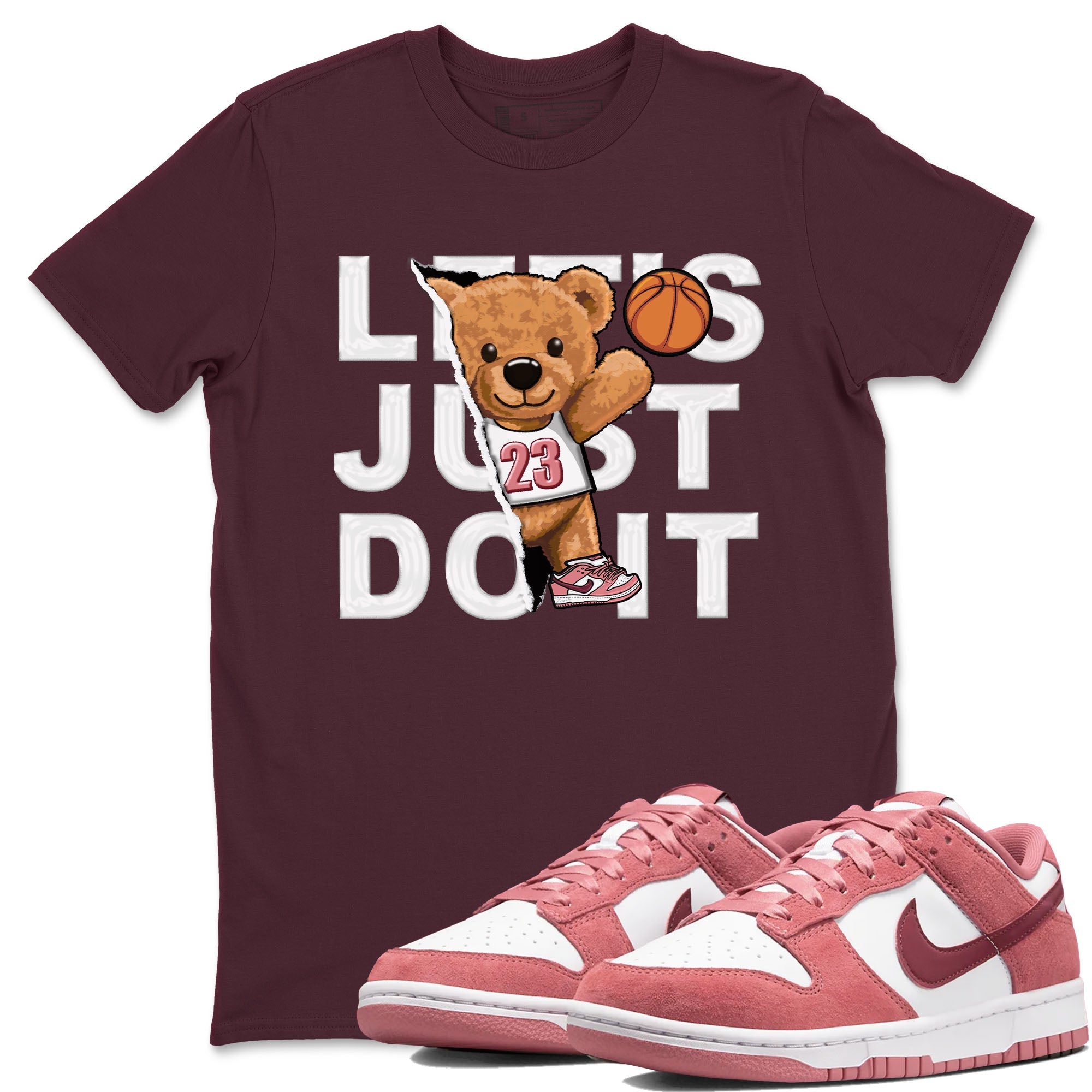 Rip Out Bear snkmatch Tees - Dunk Valentines Day 2024