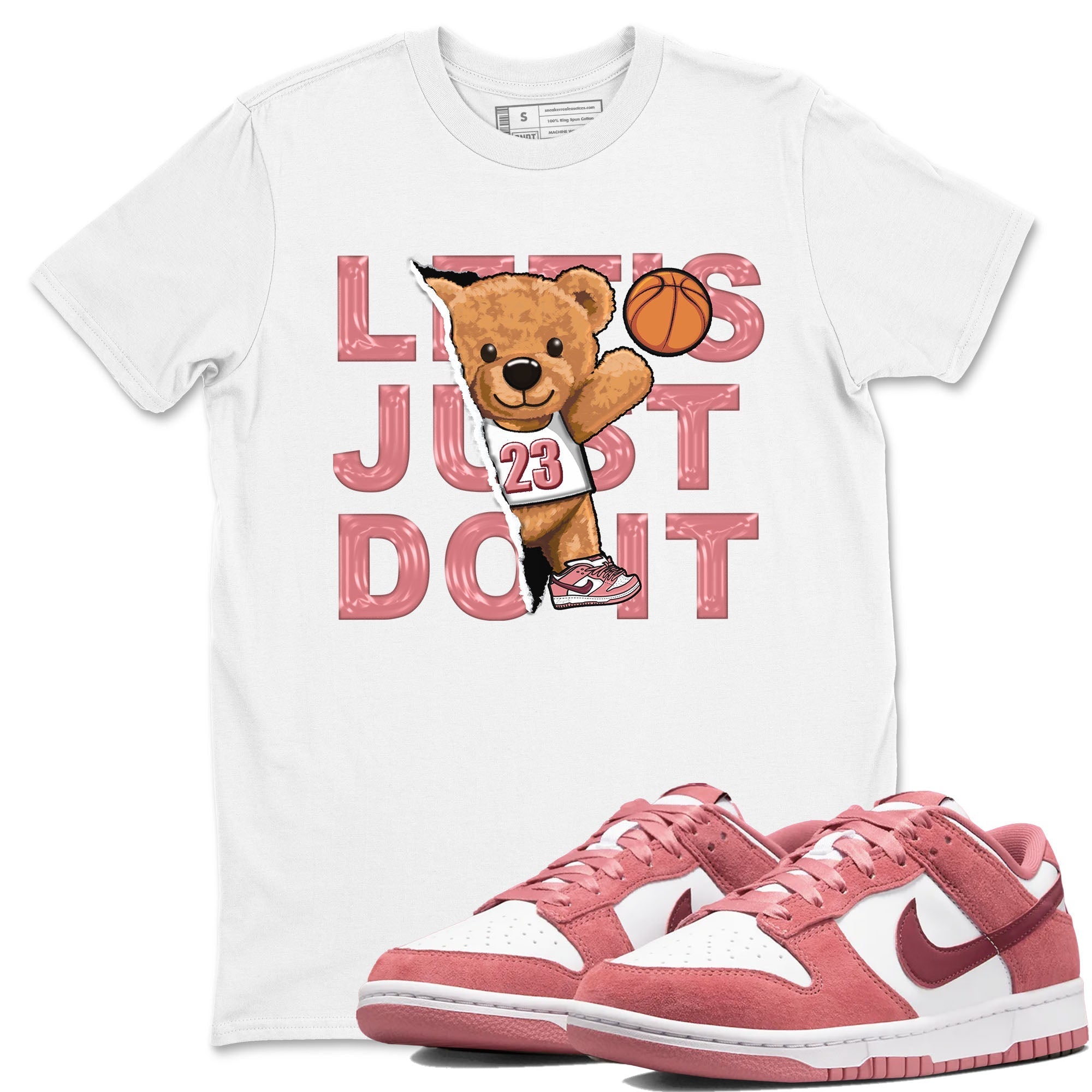 Rip Out Bear snkmatch Tees - Dunk Valentines Day 2024