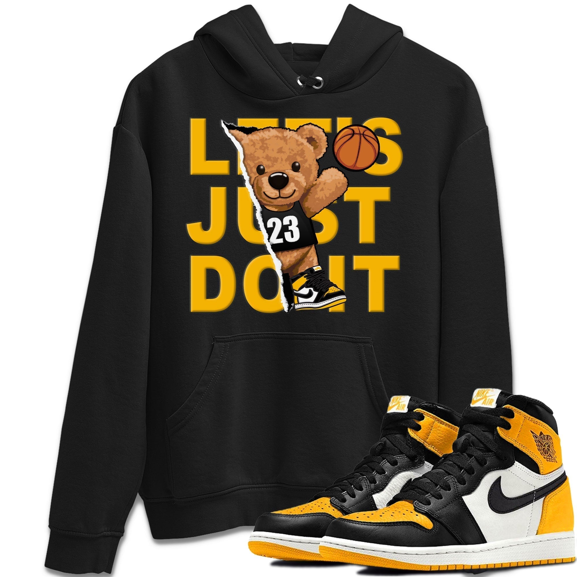 Rip Out Bear Unisex Tops - Air Jordan 1 Taxi