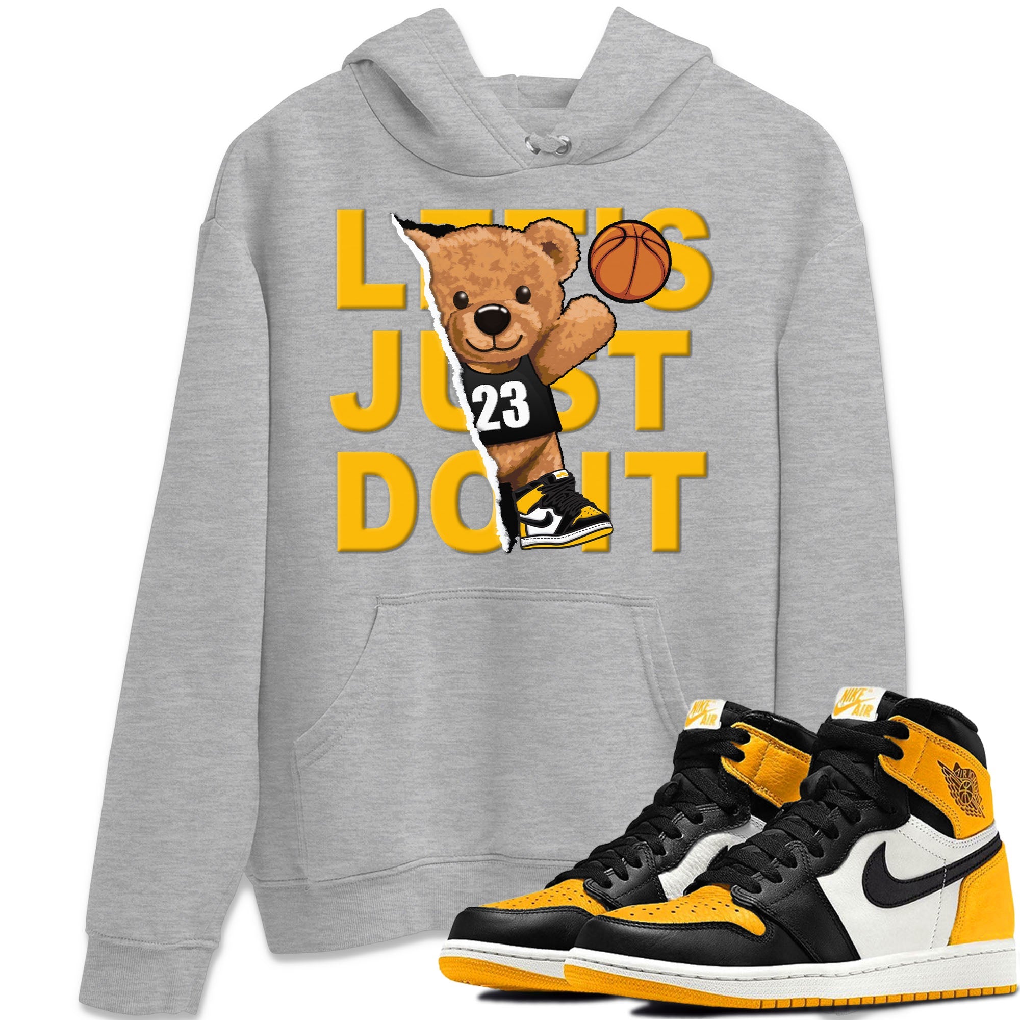 Rip Out Bear Unisex Tops - Air Jordan 1 Taxi