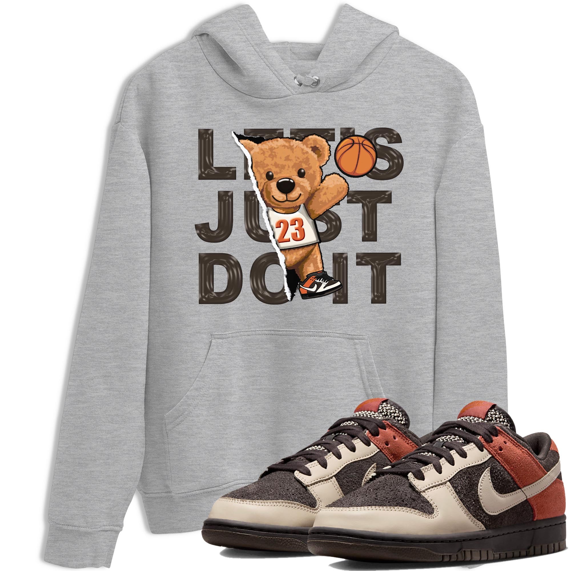 Rip Out Bear snkmatch Tee - Dunk Red Panda