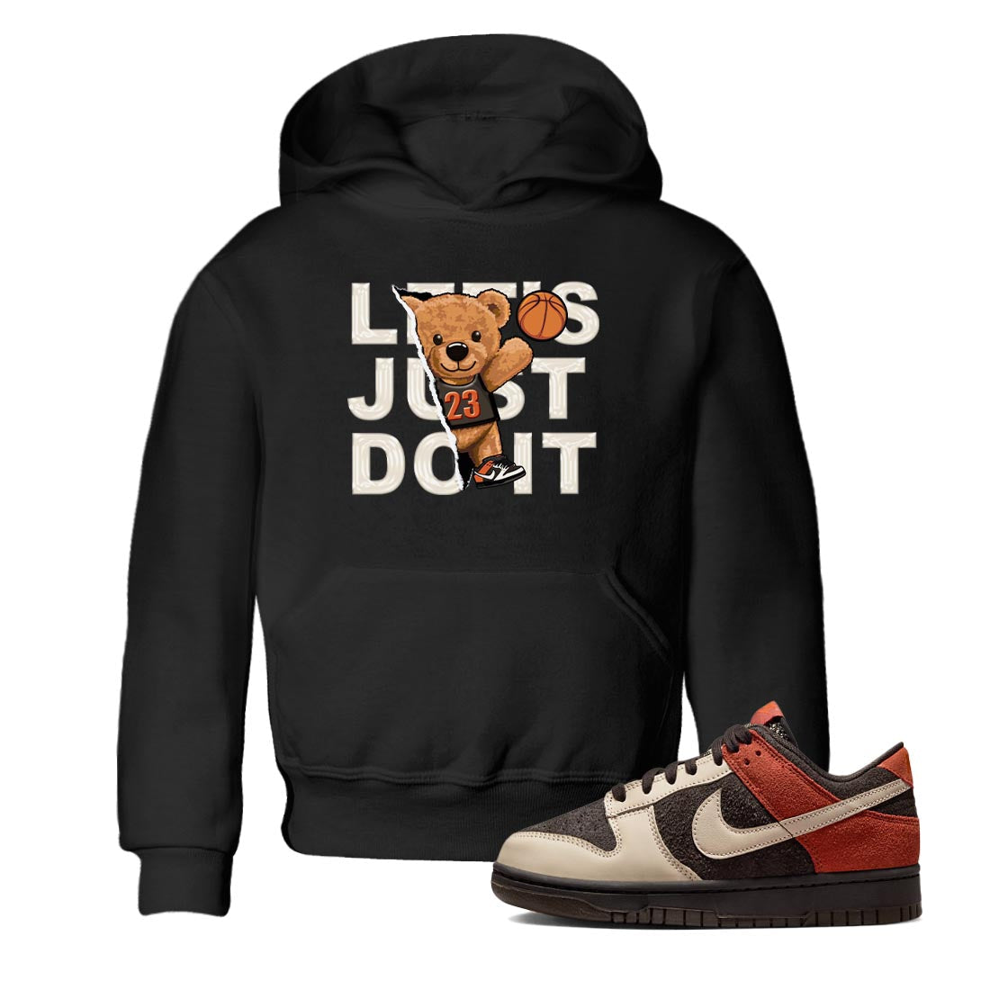 Rip Out Bear snkmatch Tee Kids - Dunk Red Panda