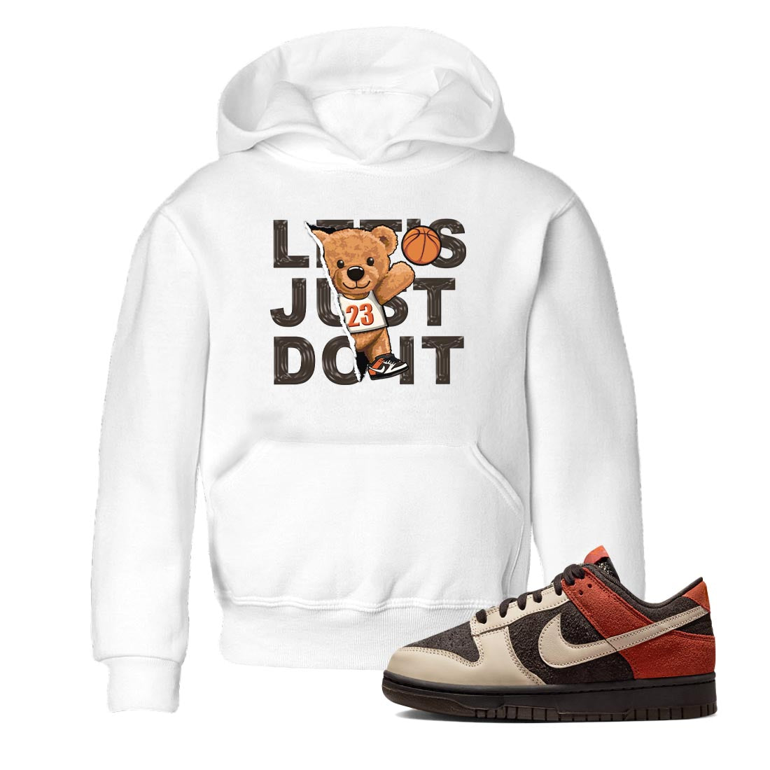 Rip Out Bear snkmatch Tee Kids - Dunk Red Panda