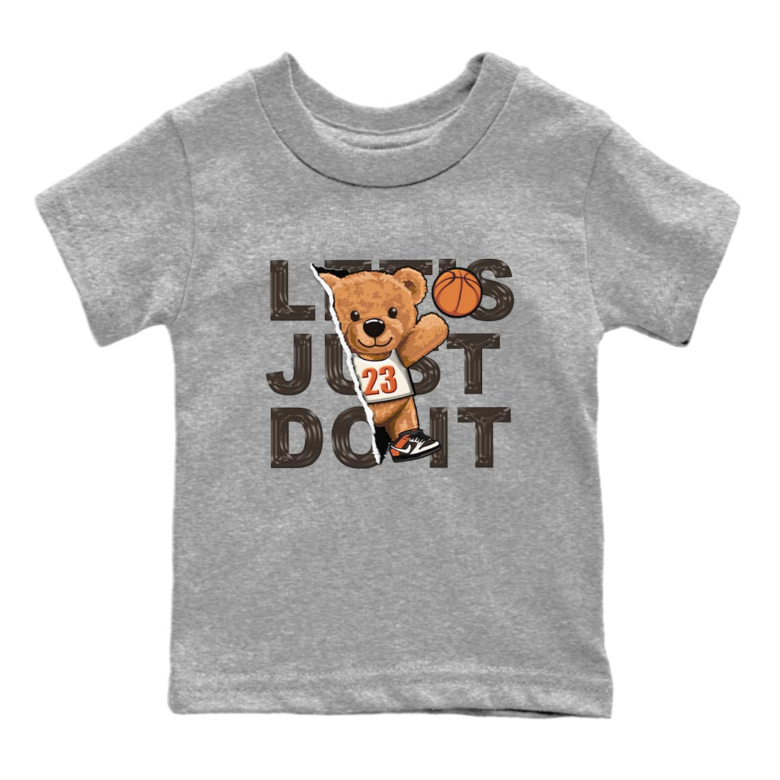 Rip Out Bear snkmatch Tee Kids - Dunk Red Panda