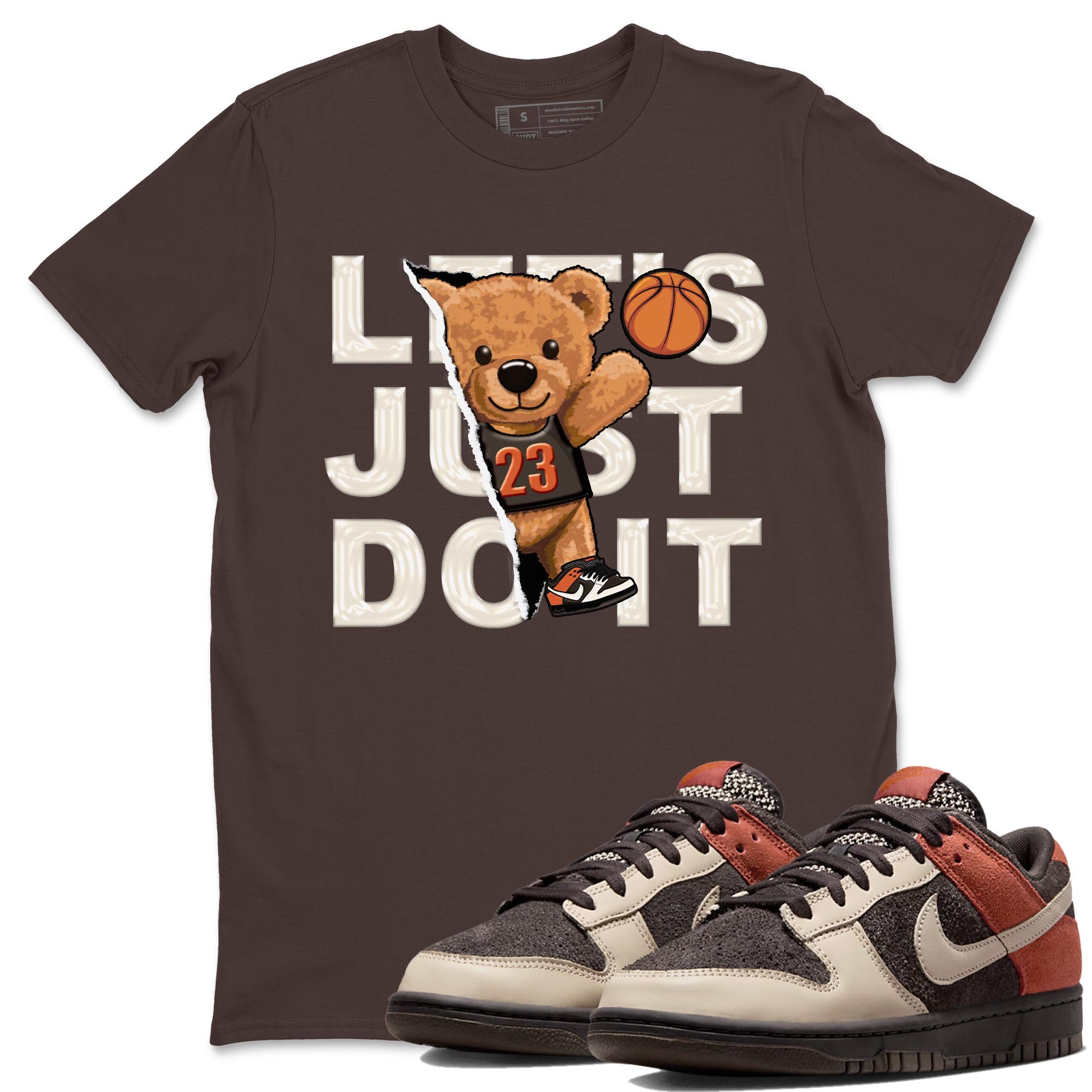 Rip Out Bear snkmatch Tee - Dunk Red Panda