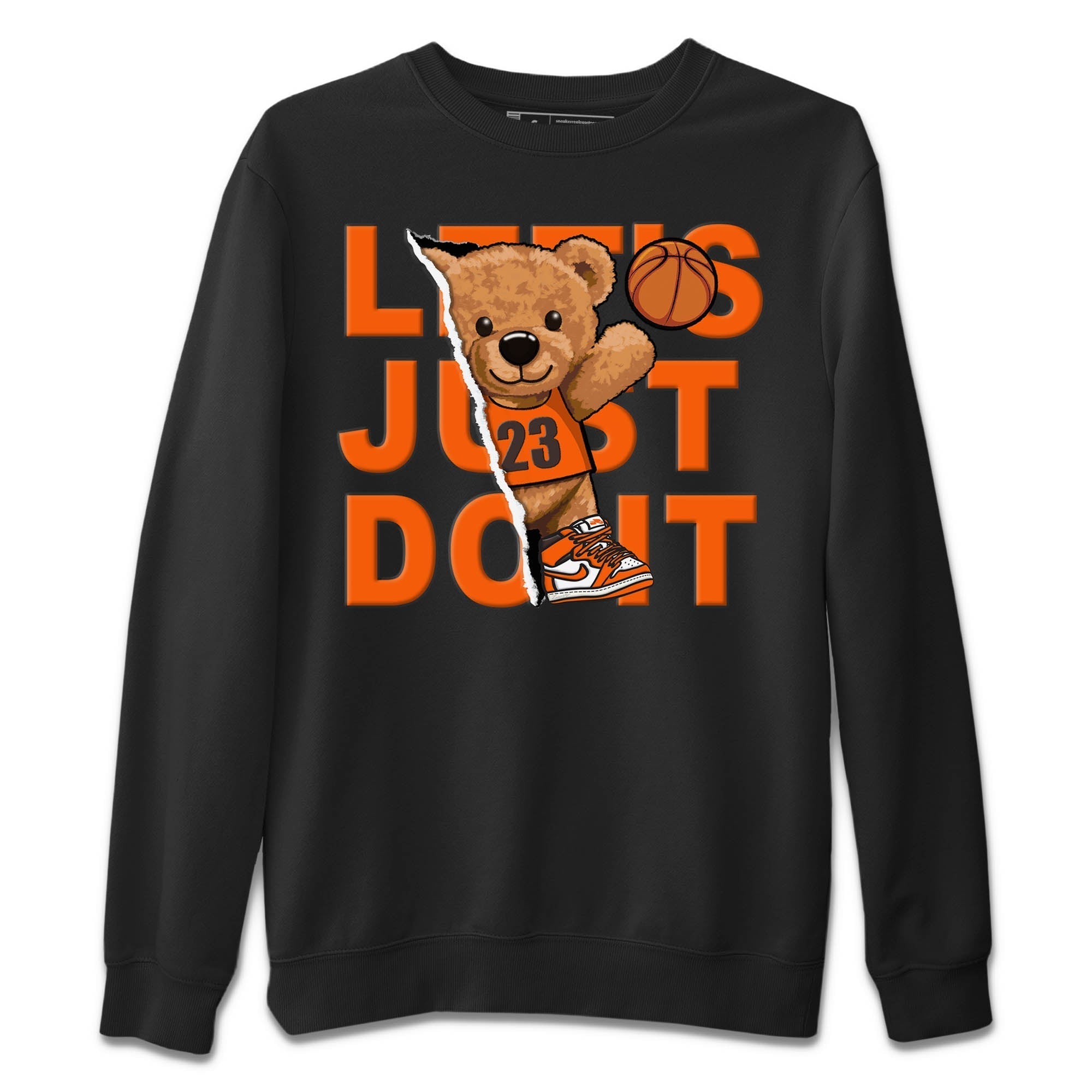 Rip Out Bear Unisex Tops - Air Jordan 1 Starfish