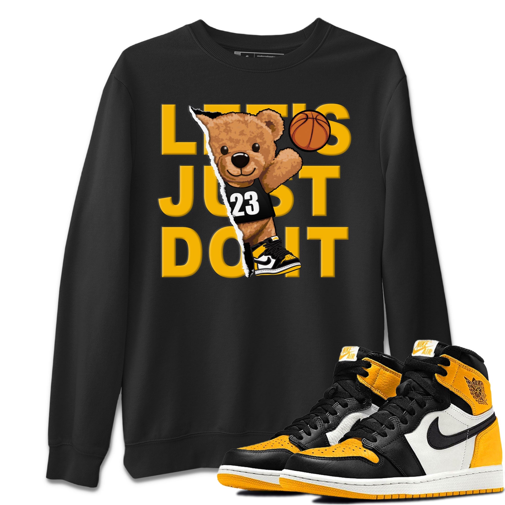 Rip Out Bear Unisex Tops - Air Jordan 1 Taxi