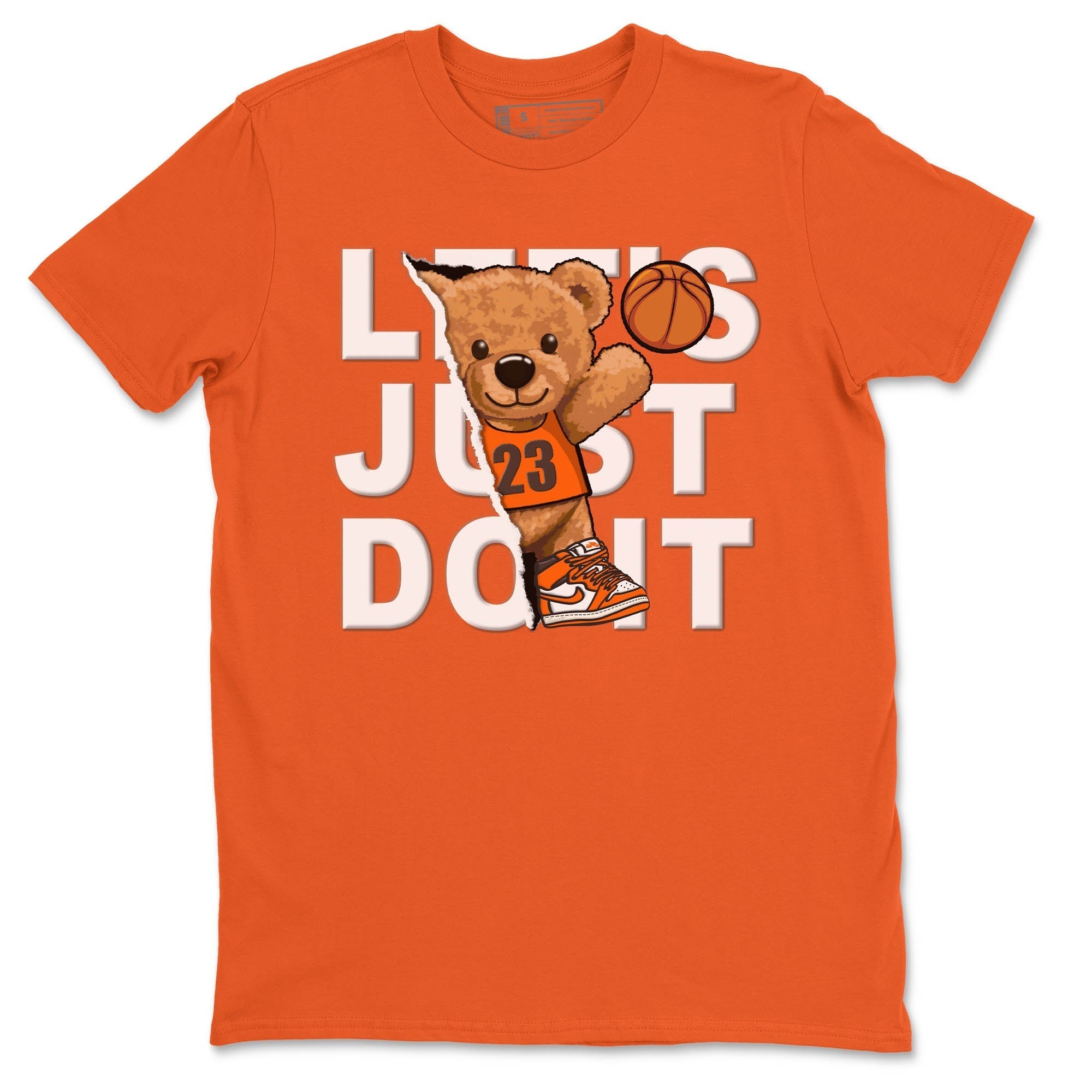 Rip Out Bear Unisex Tops - Air Jordan 1 Starfish