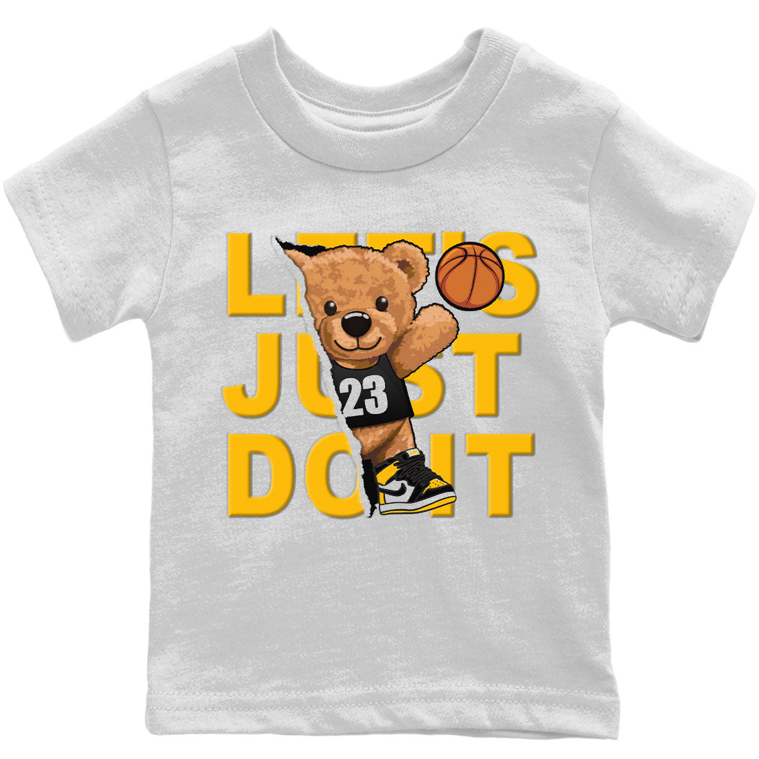 Rip Out Bear Kids Tops - Air Jordan 1 Taxi
