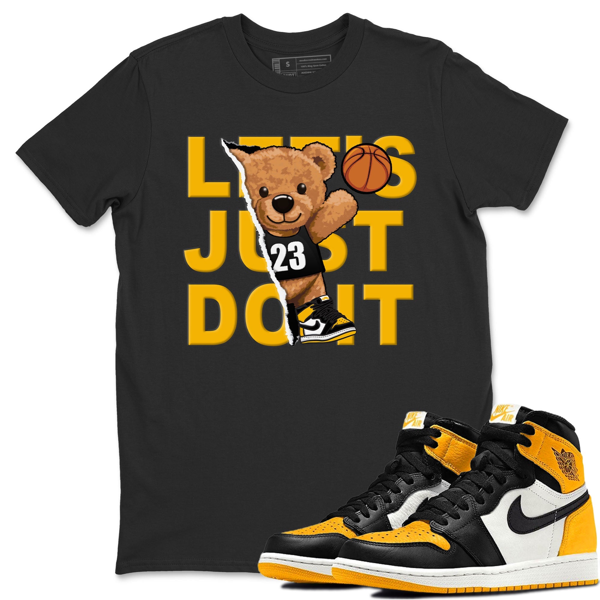 Rip Out Bear Unisex Tops - Air Jordan 1 Taxi