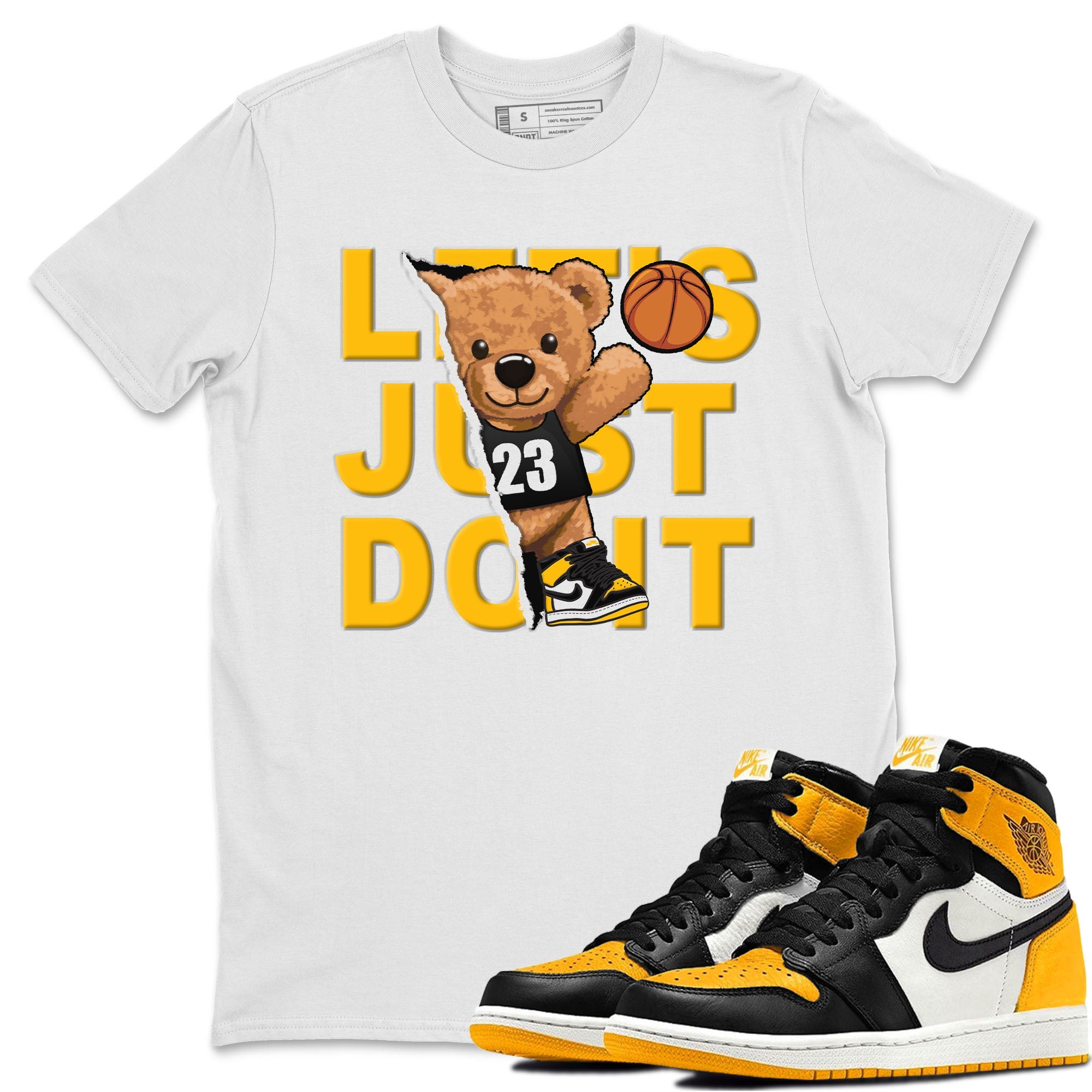Rip Out Bear Unisex Tops - Air Jordan 1 Taxi