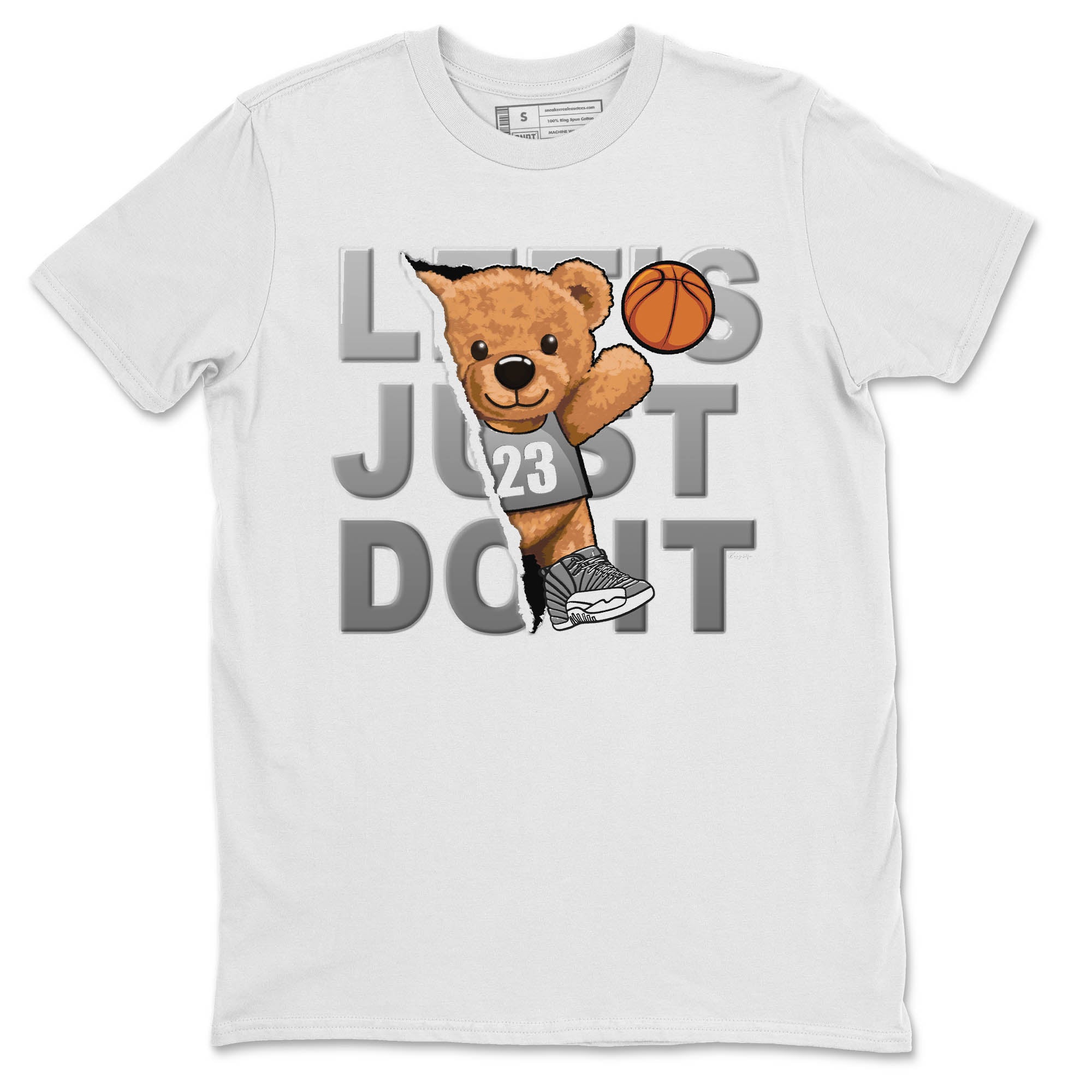 Rip Out Bear Unisex Tops - Air Jordan 12 Stealth