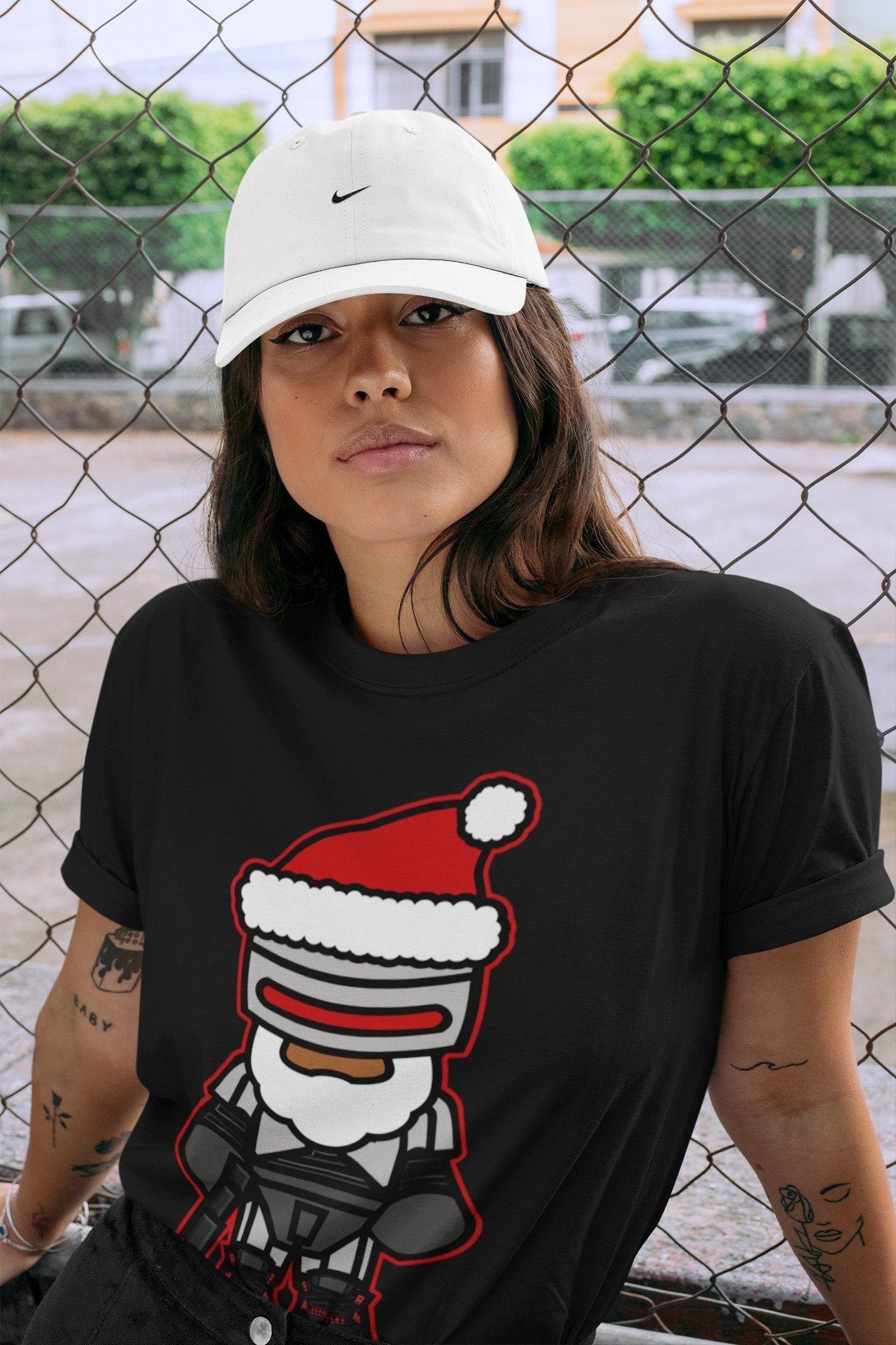 Robosanta Unisex Tops - Air Jordan 4 Red Thunder