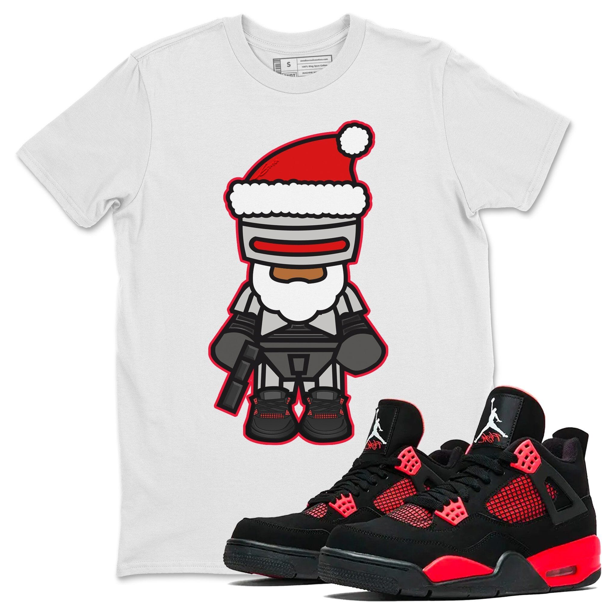 Robosanta Unisex Tops - Air Jordan 4 Red Thunder
