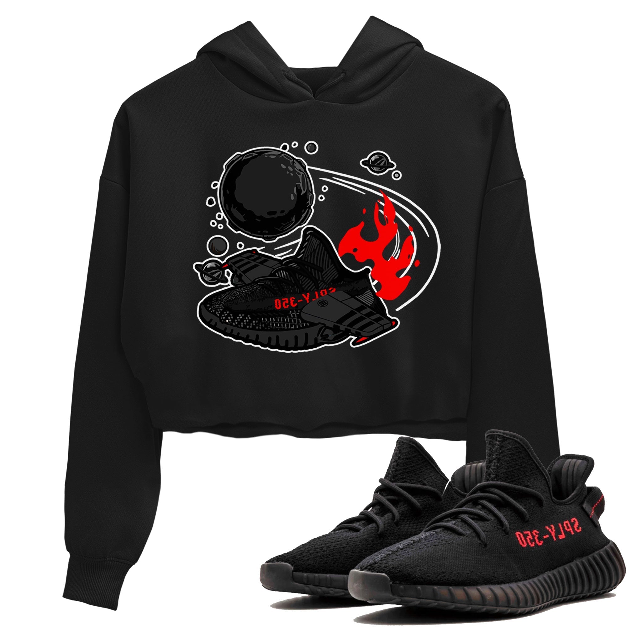 Rocket Boost snkmatch Women's Top - Yeezy 350 Bred