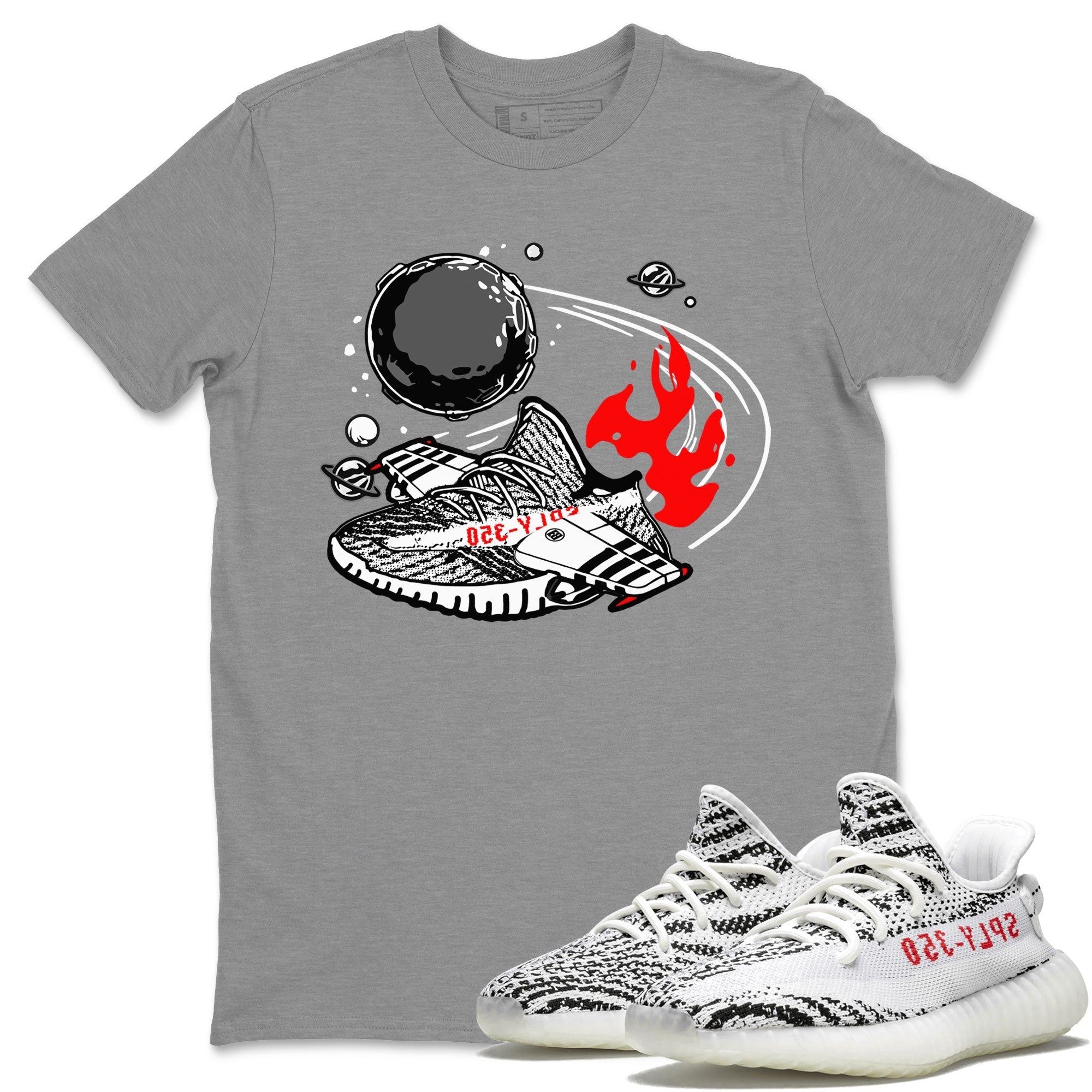 Rocket Boost snkmatch Tee - Yeezy 350 Zebra