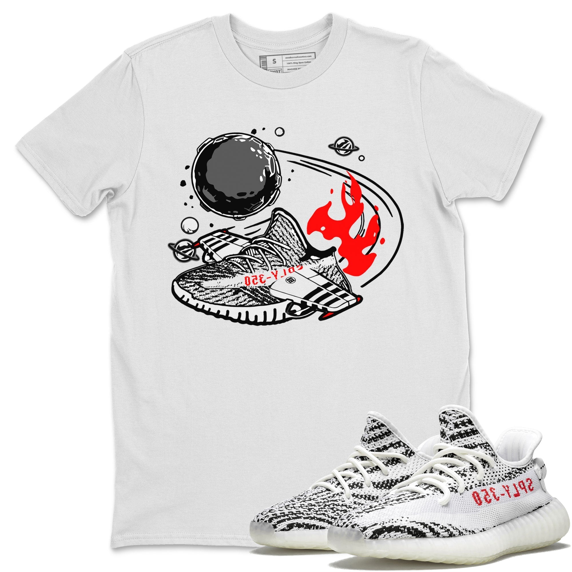 Rocket Boost snkmatch Tee - Yeezy 350 Zebra