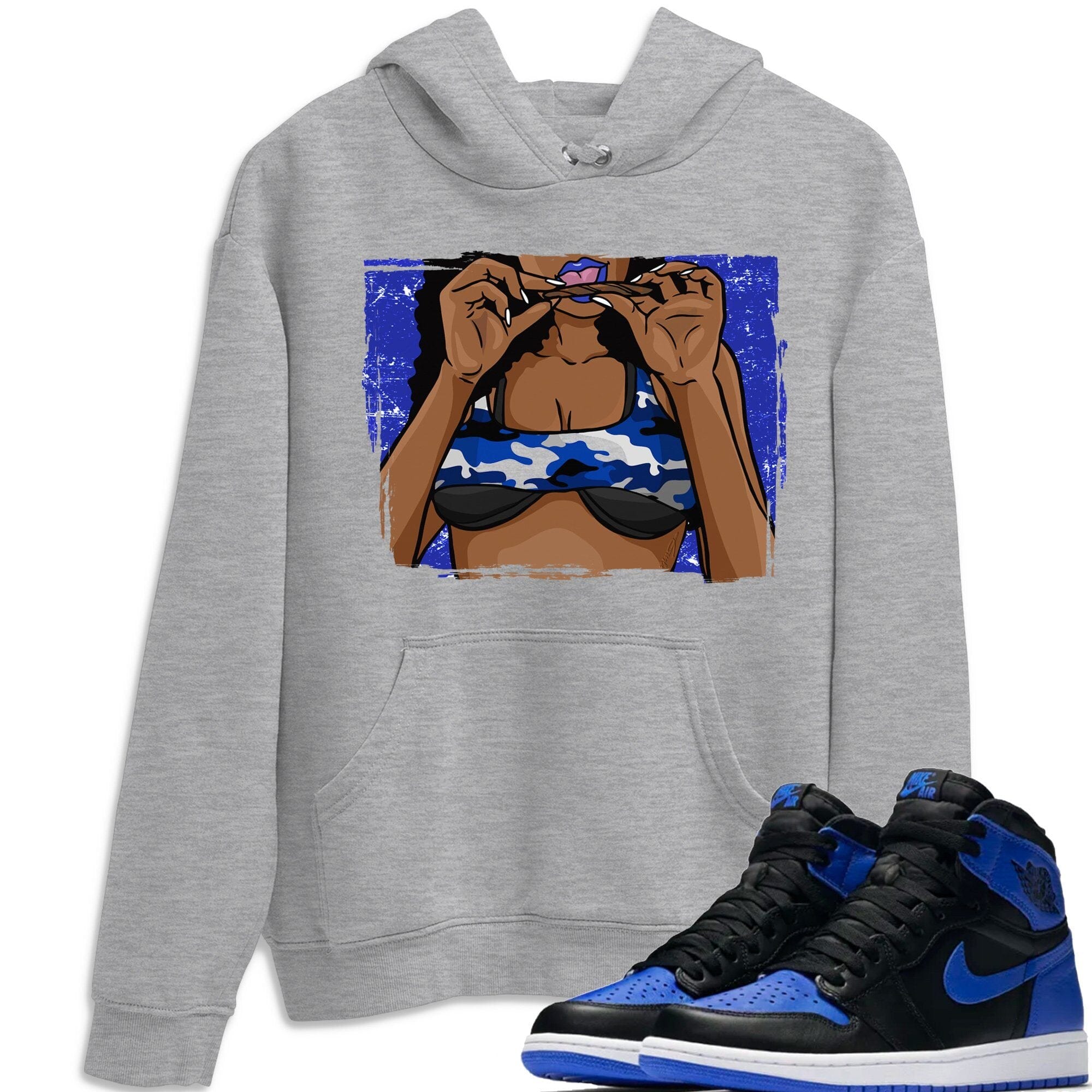 Roll Up Unisex Tops - Air Jordan 1 Royal Black