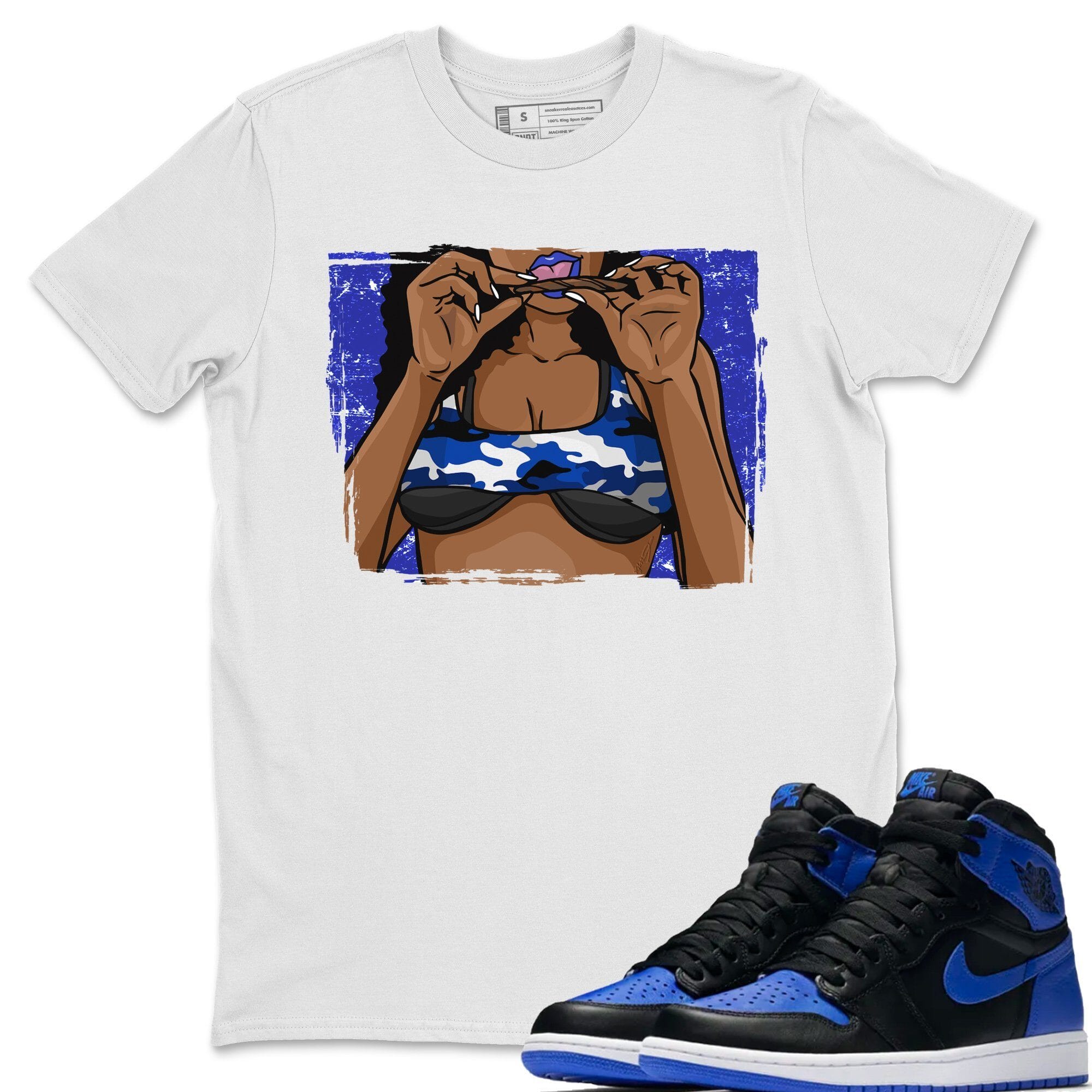 Roll Up Unisex Tops - Air Jordan 1 Royal Black