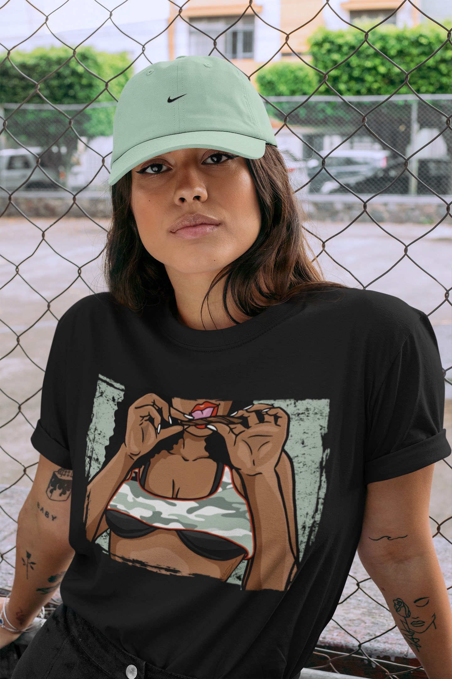 Roll Up Unisex Tops - Air Jordan 1 Seafoam