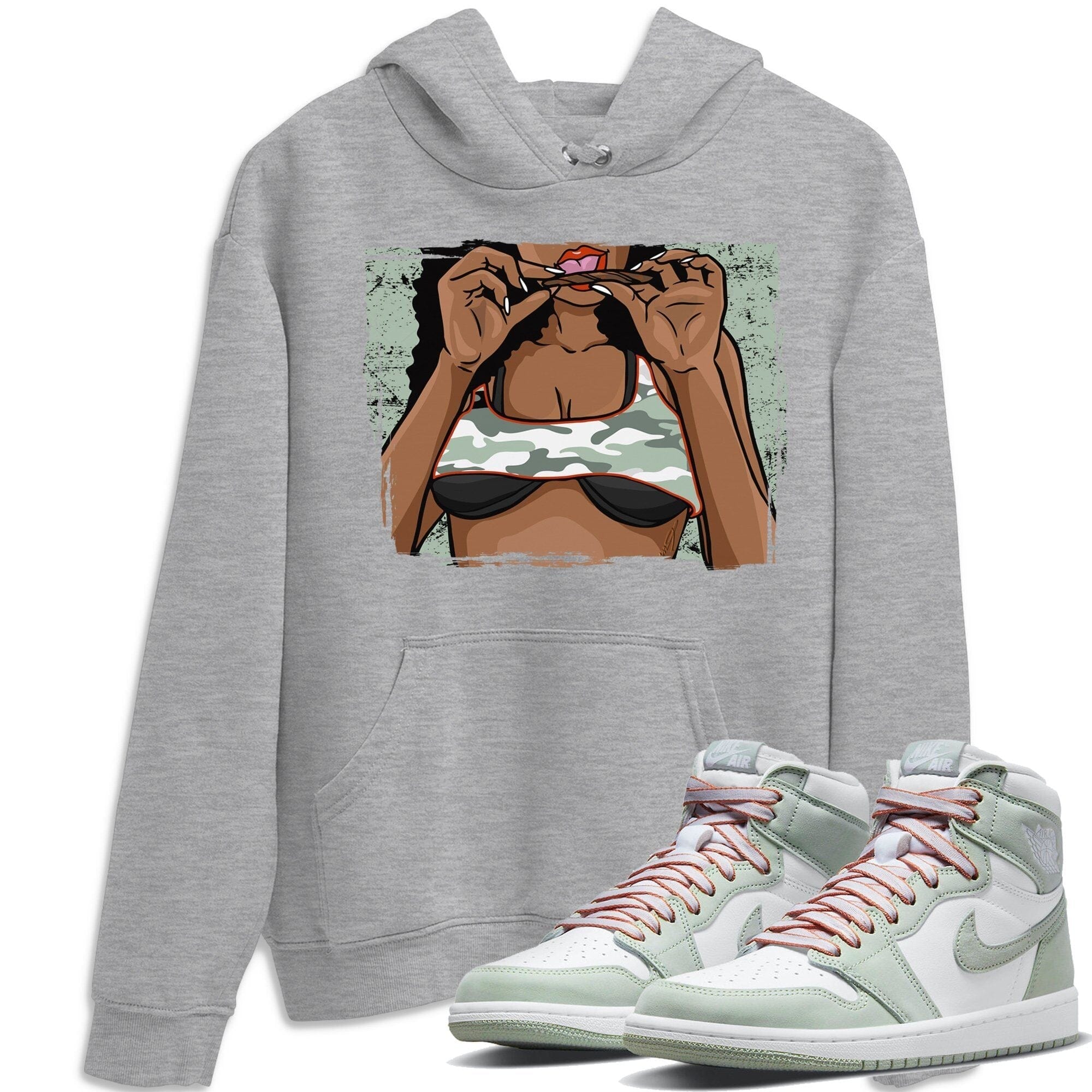 Roll Up Unisex Tops - Air Jordan 1 Seafoam