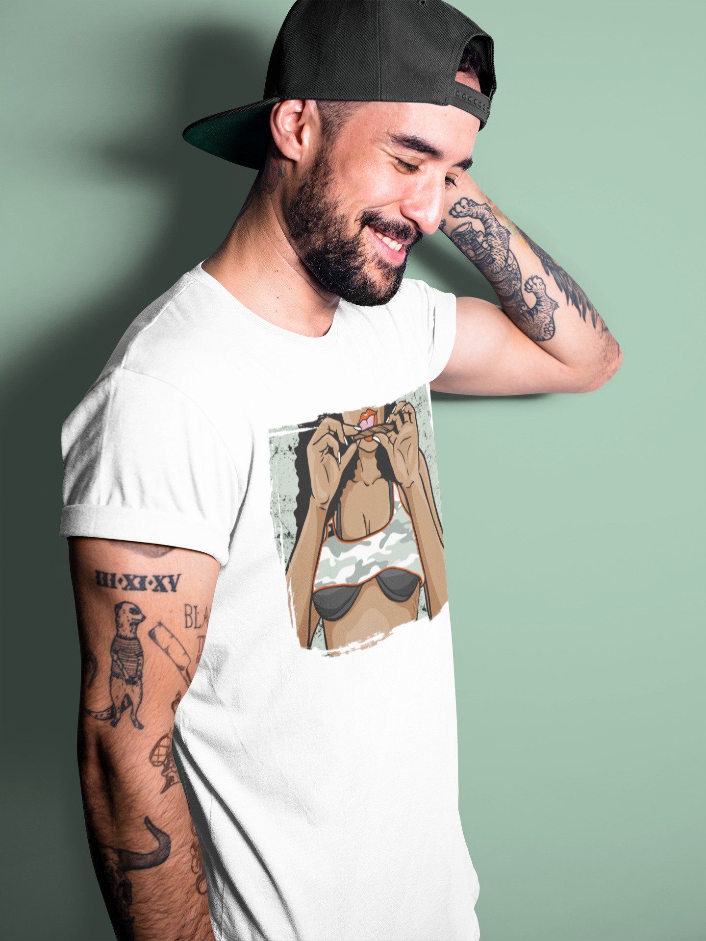 Roll Up Unisex Tops - Air Jordan 1 Seafoam