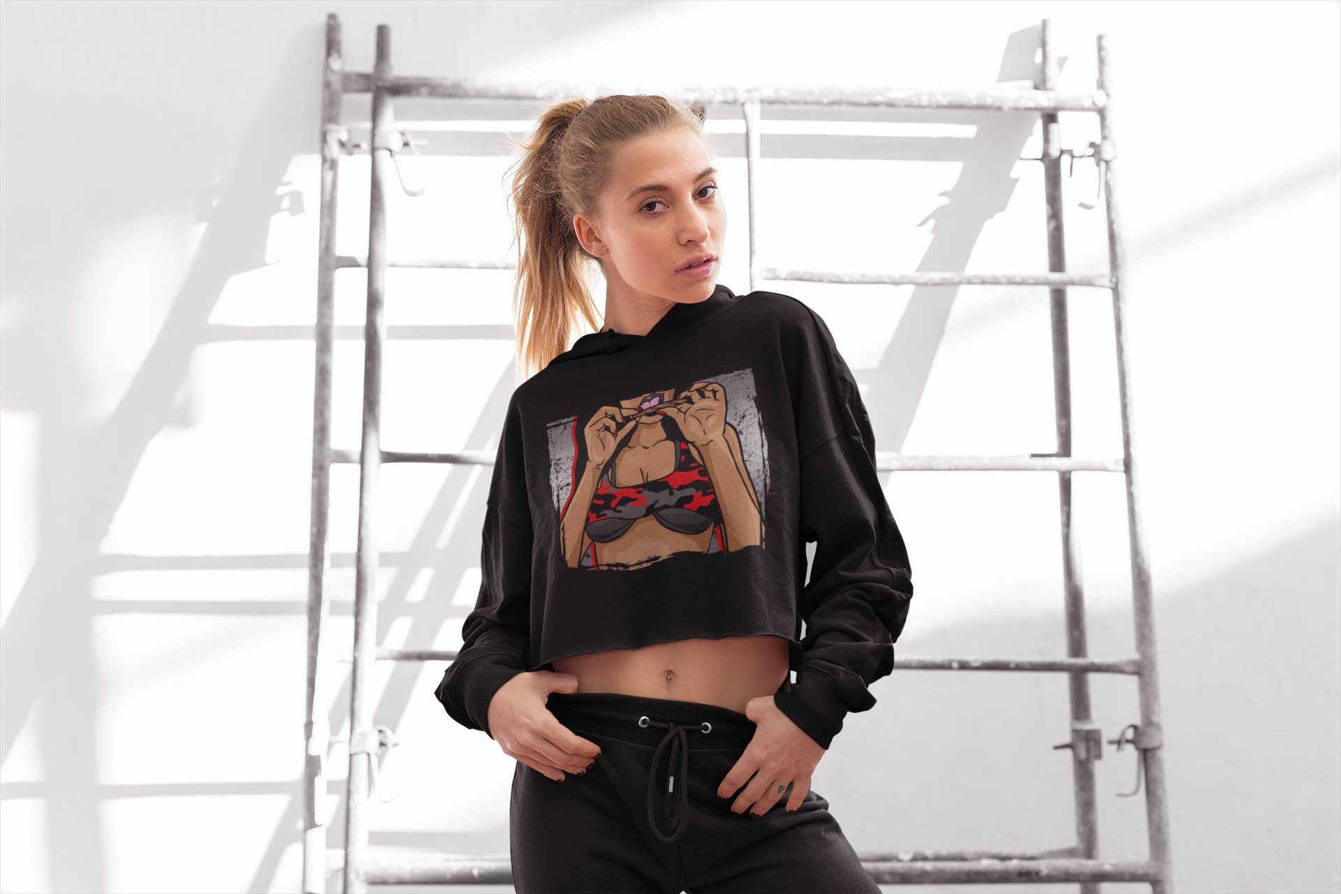 Roll UP Women's Tops - Air Jordan 5 Raging Bull