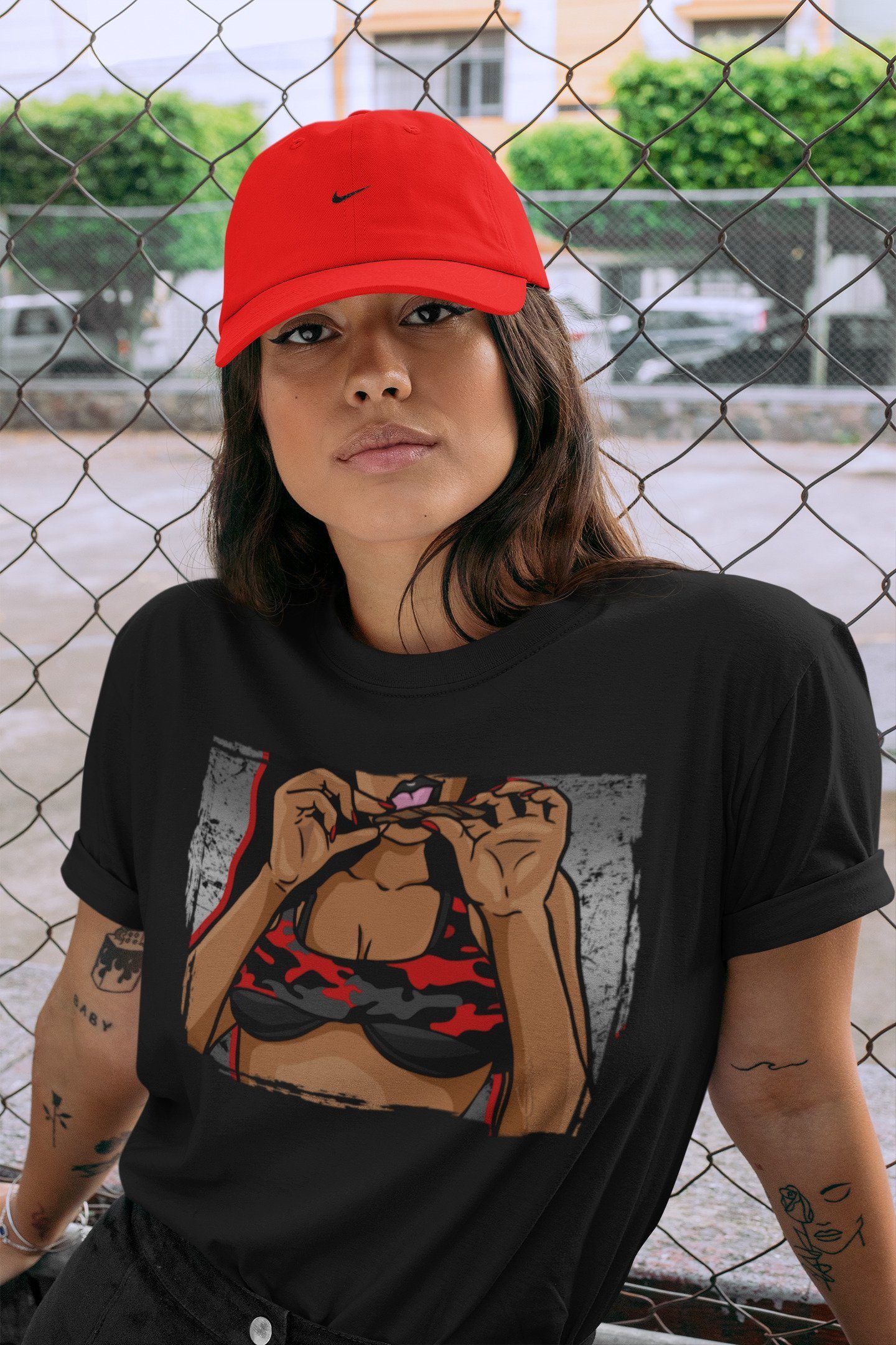 Roll UP Unisex Tops - Air Jordan 5 Raging Bull
