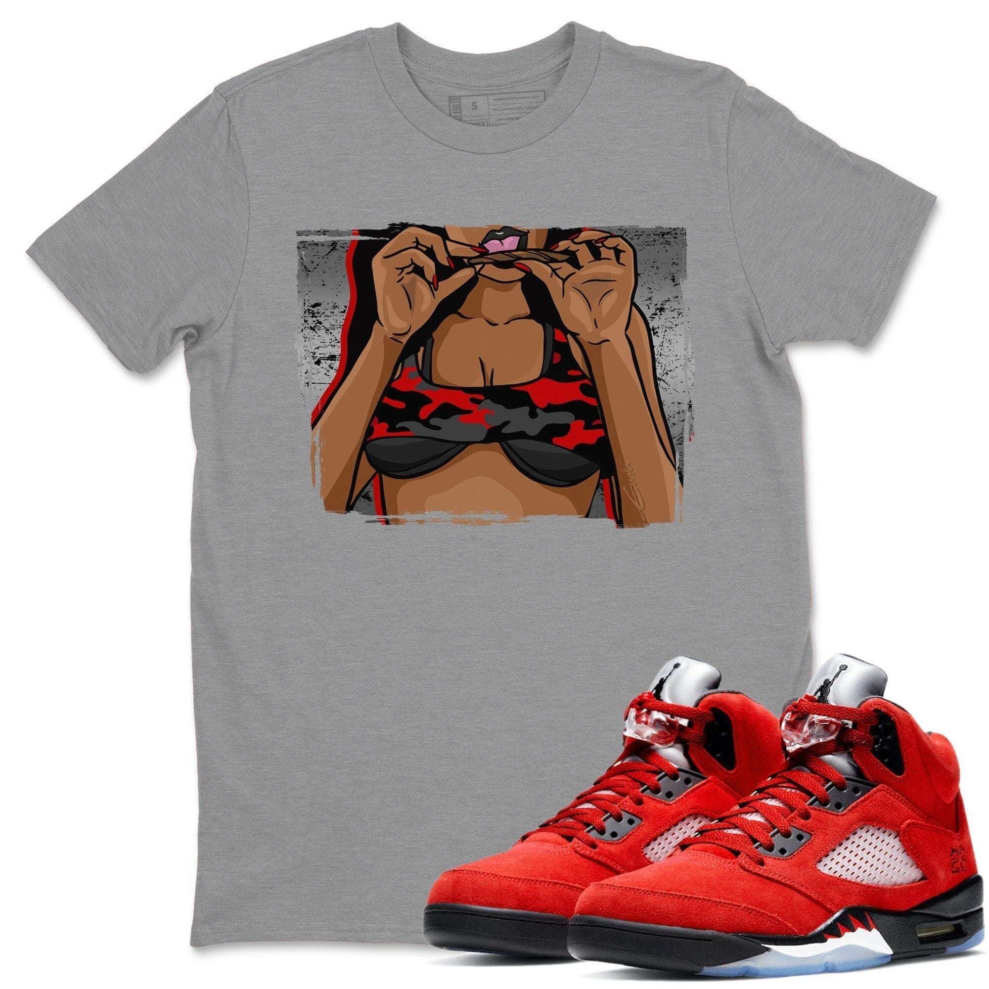 Roll UP Unisex Tops - Air Jordan 5 Raging Bull