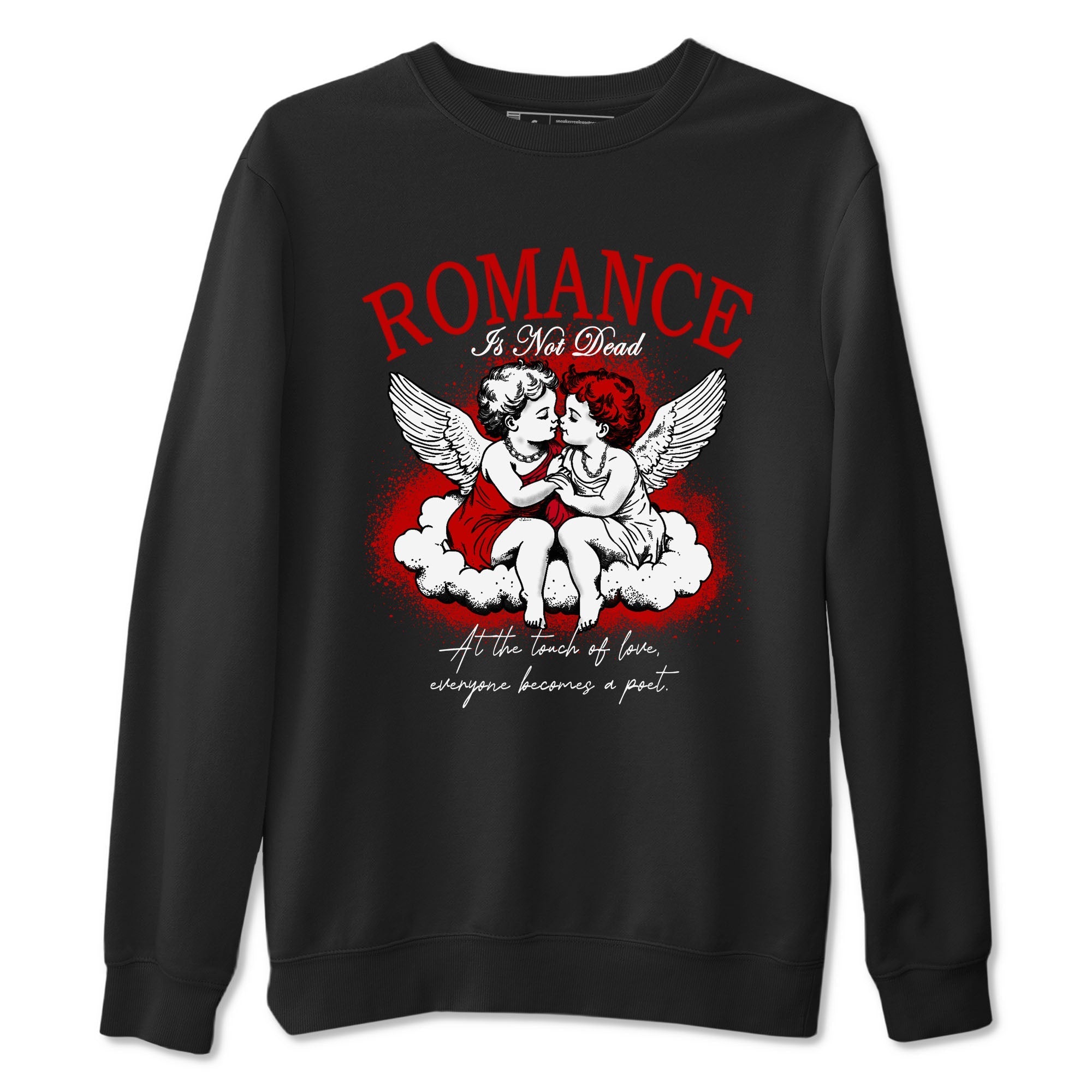 Romance Is Not Dead snkmatch Tees - Air Jordan 1 Black Toe Reimagined