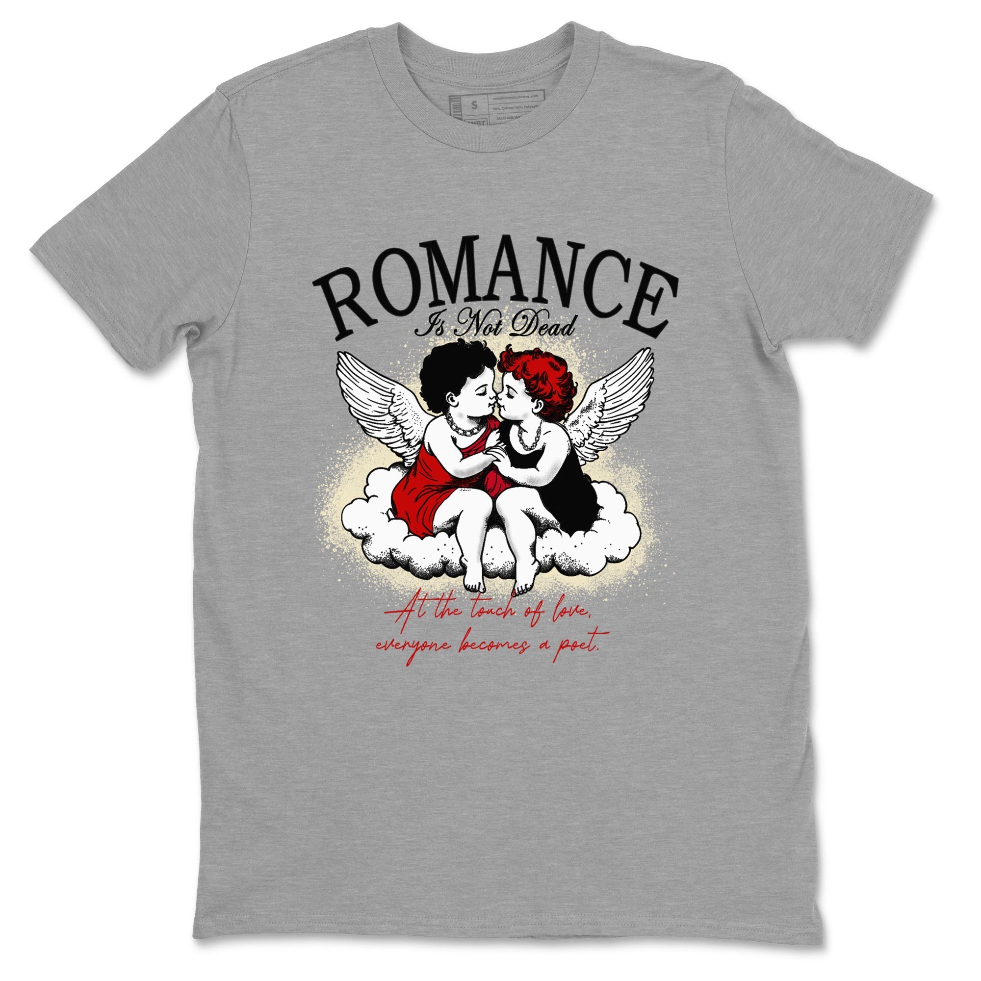 Romance Is Not Dead snkmatch Tees - Air Jordan 1 Black Toe Reimagined