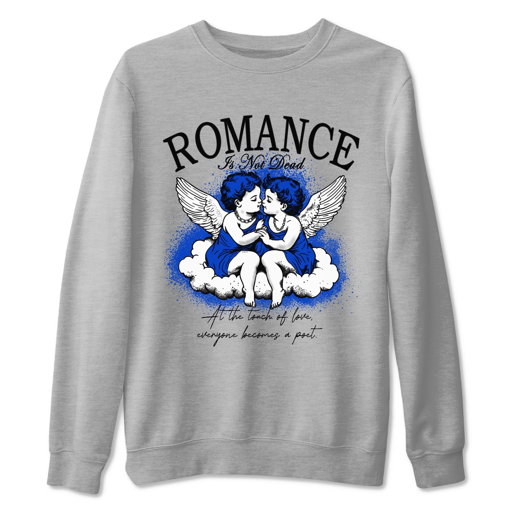 Romance Is Not Dead snkmatch Tees - Air Jordan 12 Blueberry