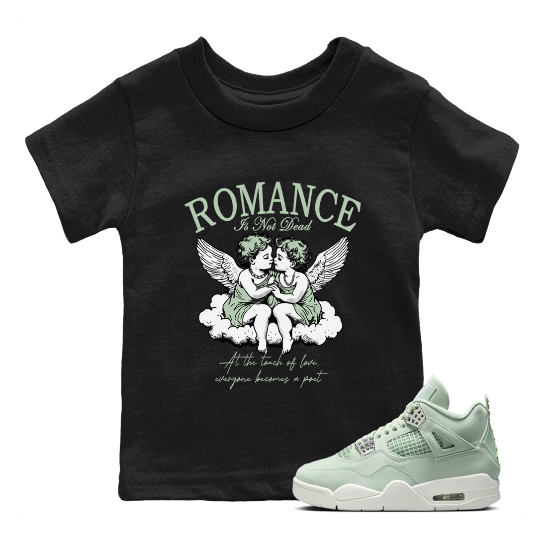 Romance Is Not Dead snkmatch Tees Kids - Air Jordan 4 Abundance
