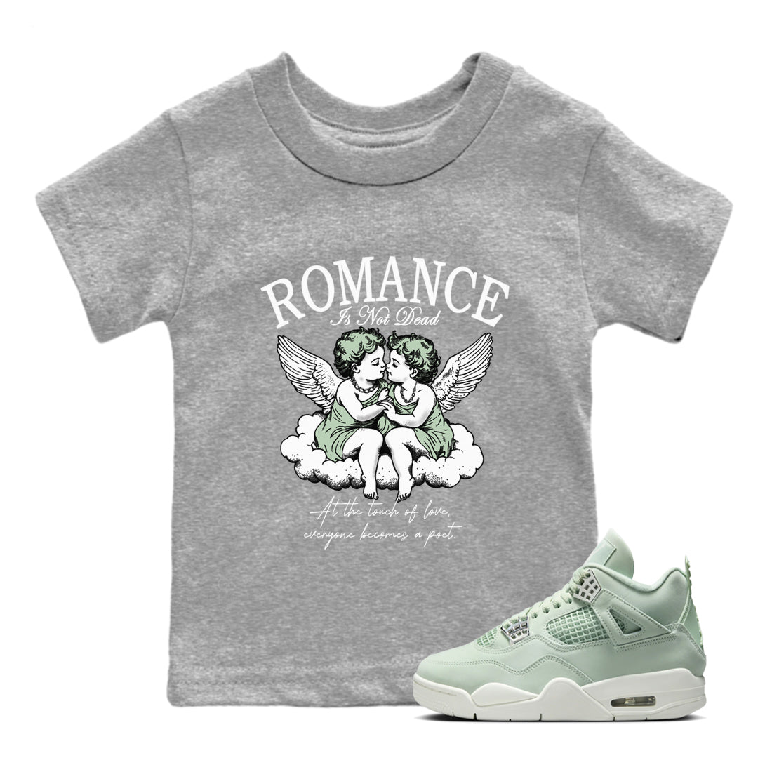 Romance Is Not Dead snkmatch Tees Kids - Air Jordan 4 Abundance