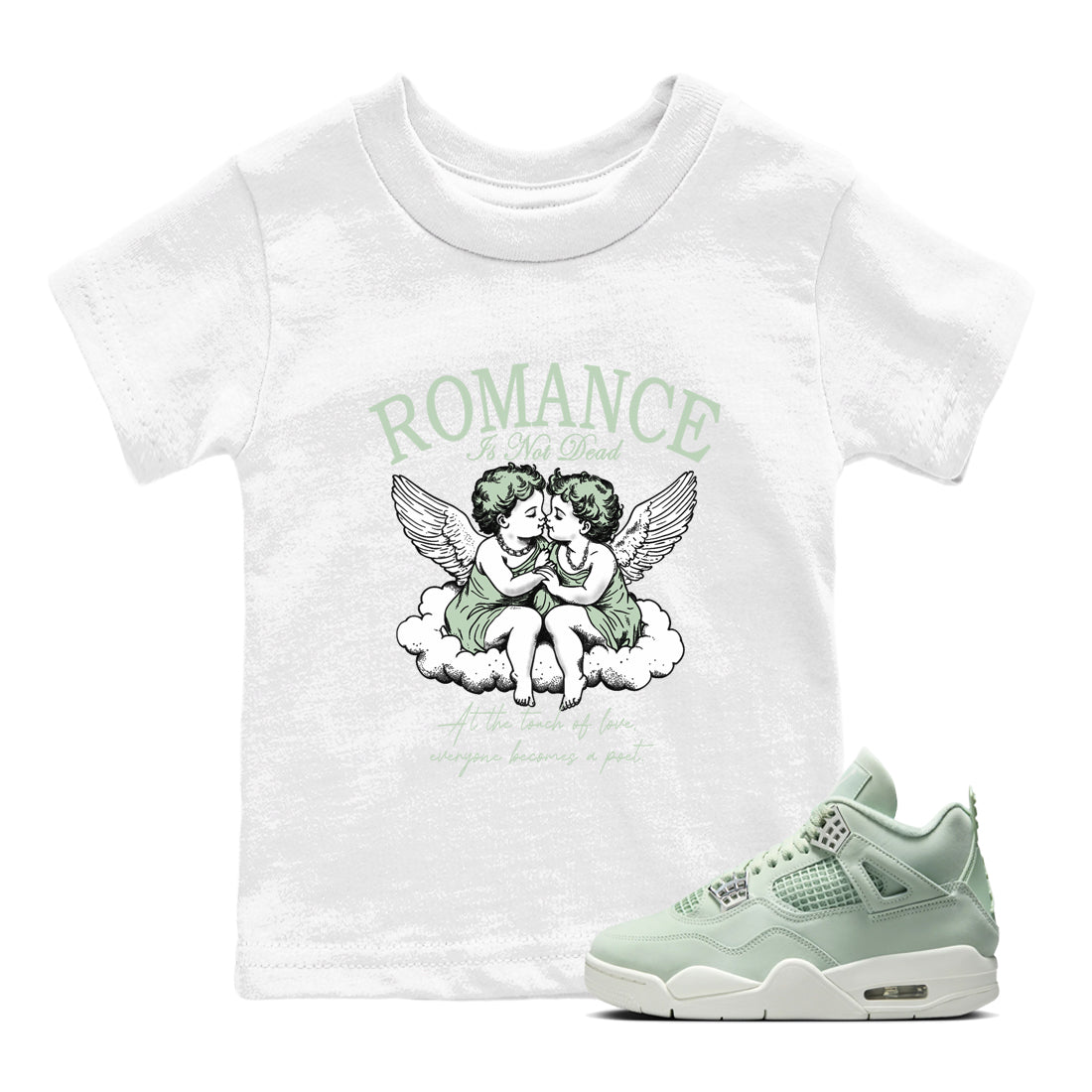 Romance Is Not Dead snkmatch Tees Kids - Air Jordan 4 Abundance