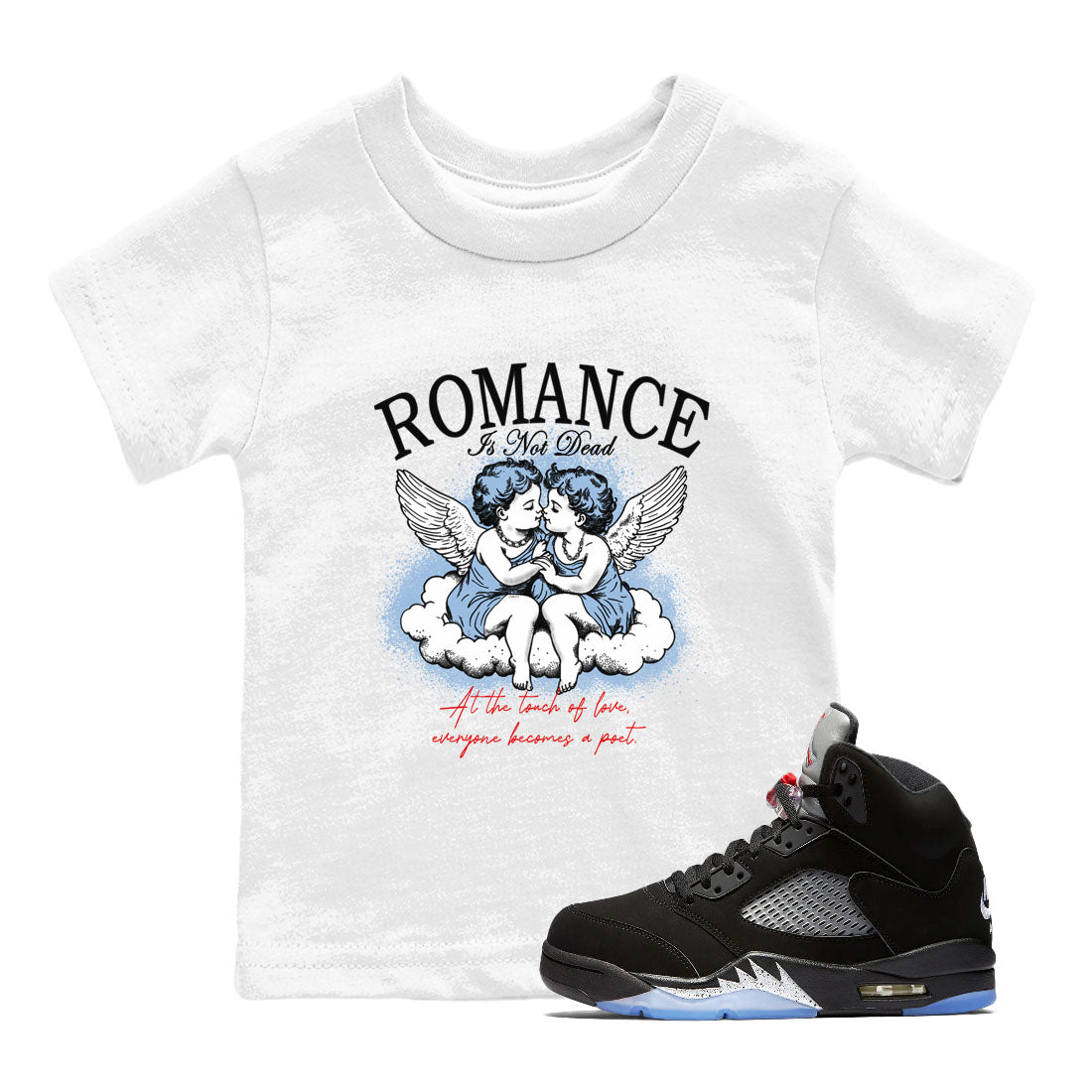 Romance Is Not Dead snkmatch Tees Kids - Air Jordan 5 Reimagined