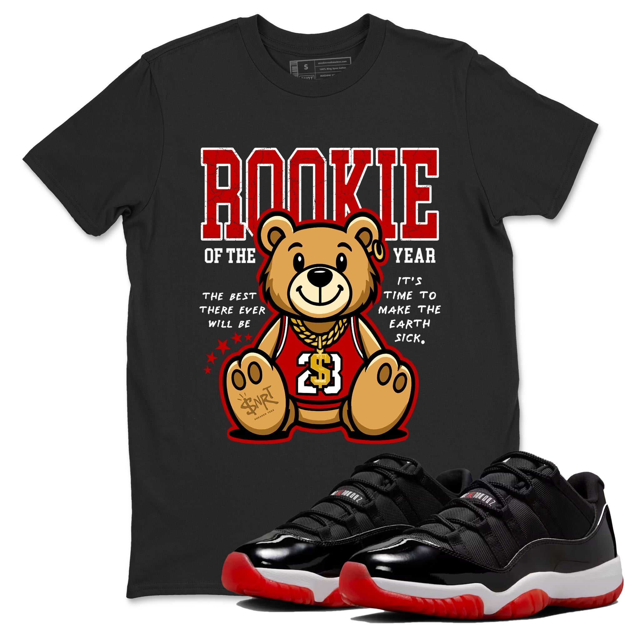Rookie Of The Year snkmatch Tees - Air Jordan 11 Bred